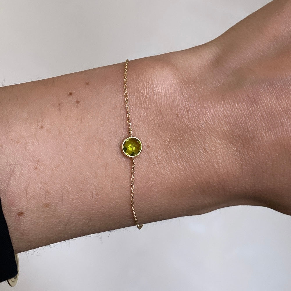 Fine Peridot Bracelet