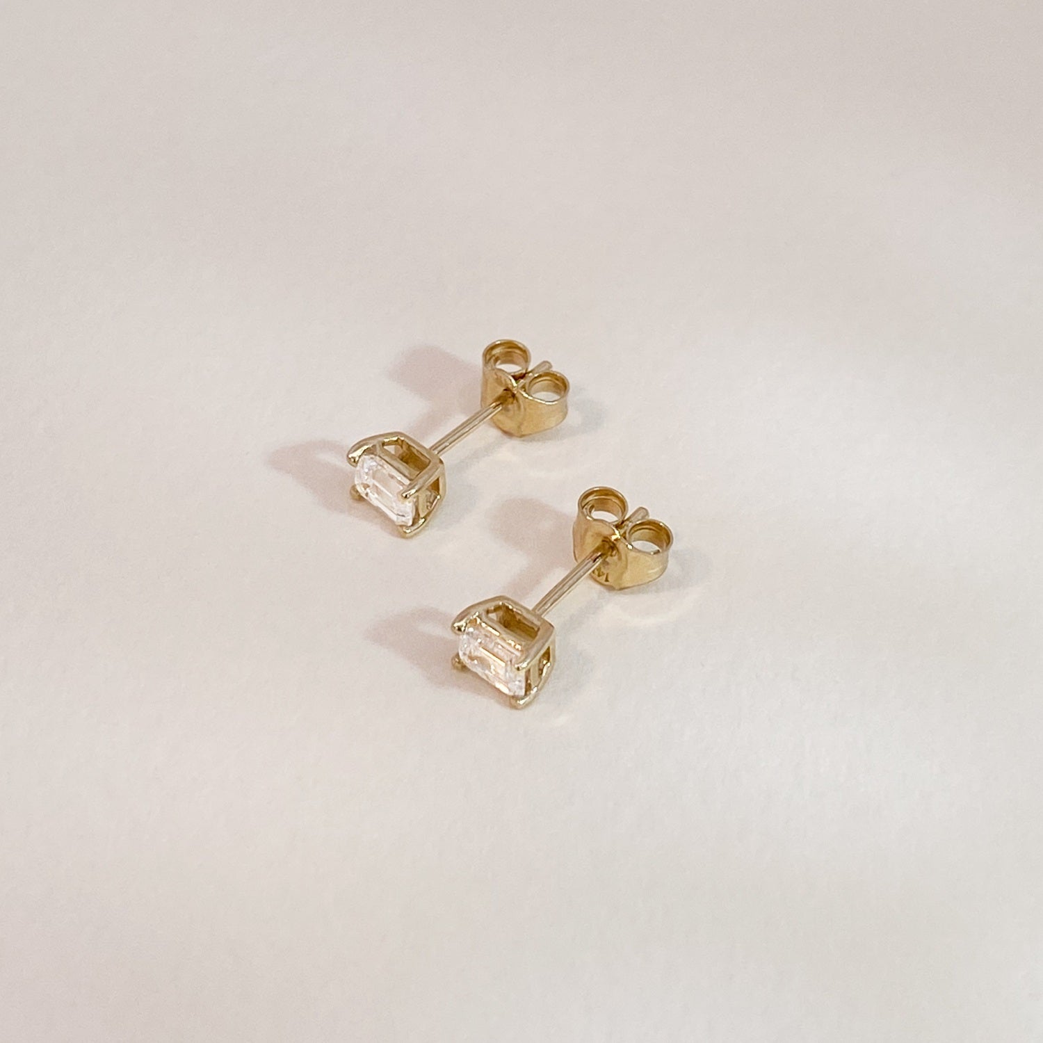 Baguette Diamonds Studs