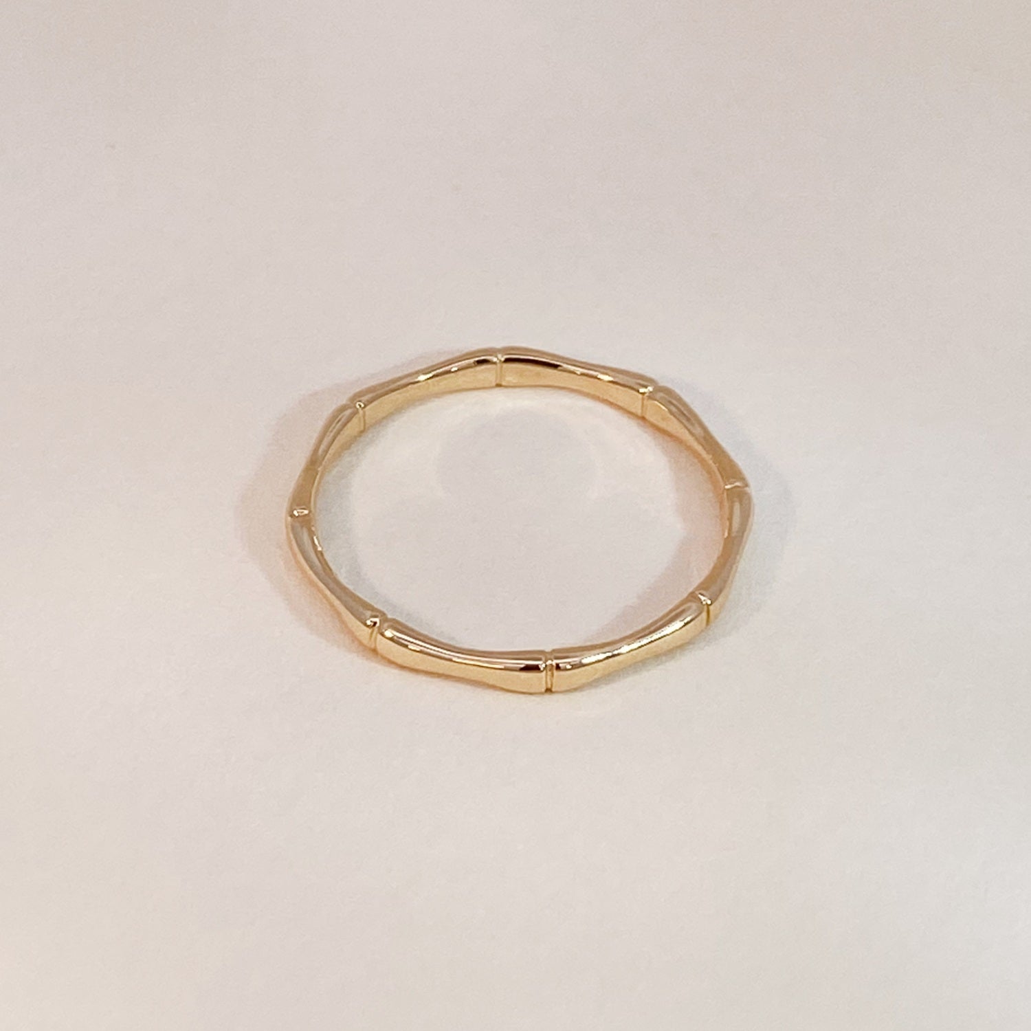 Bamboo Ring Goud