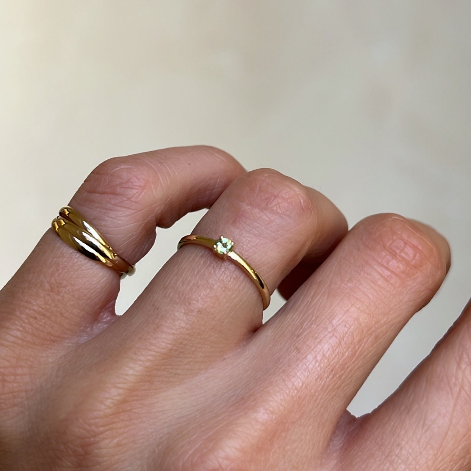 Birthstone Peridot Ring