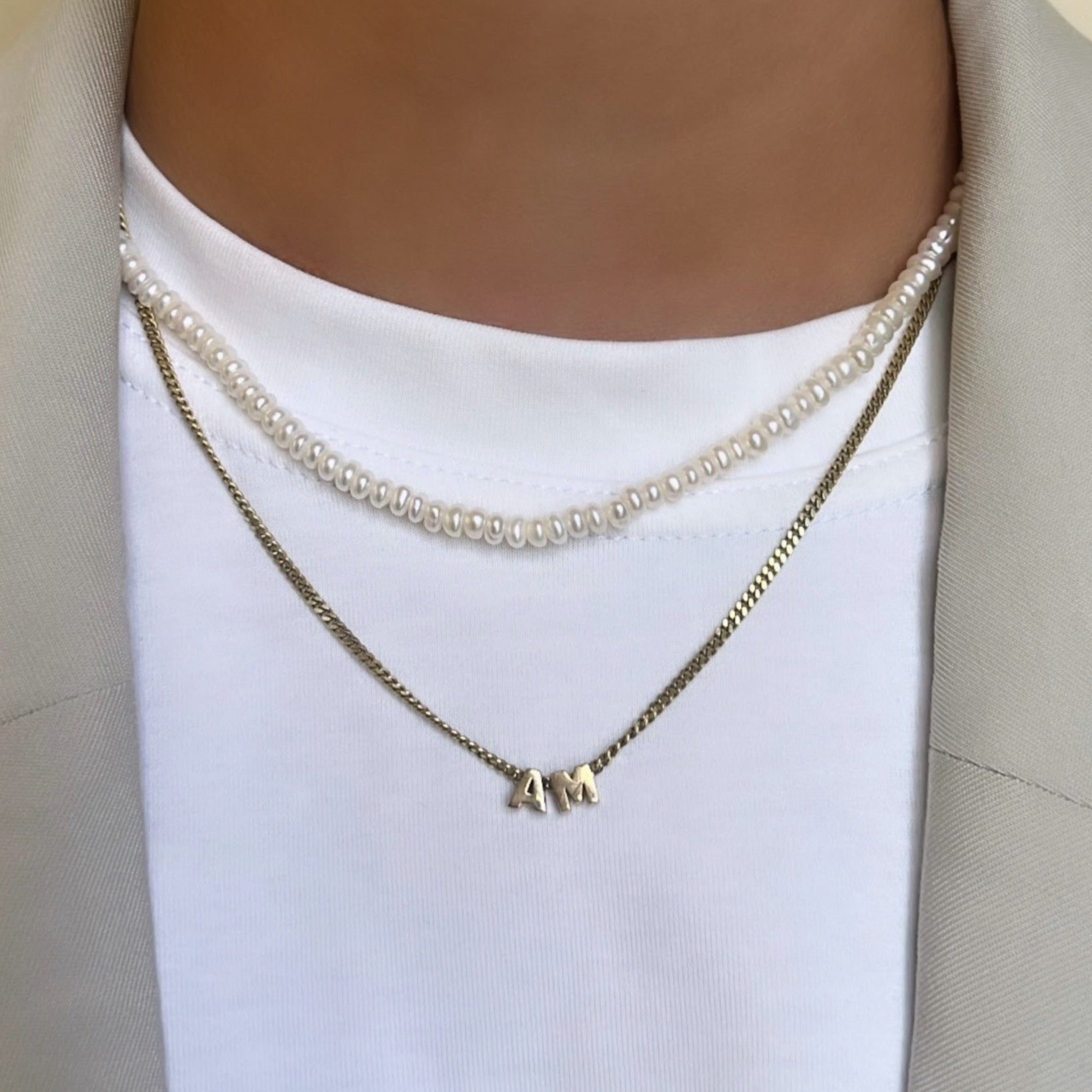 Bold Initial Necklace 