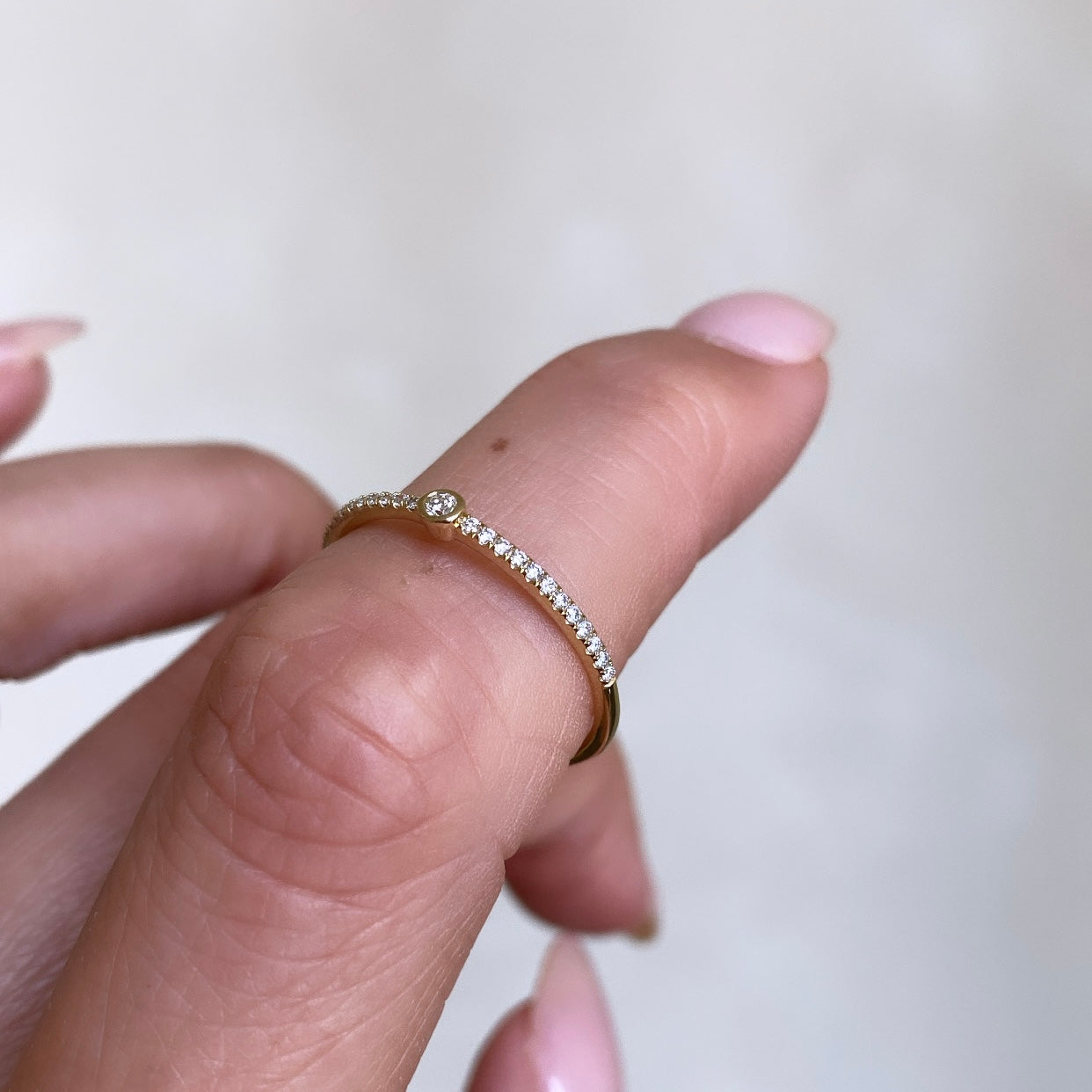 Stackable Diamond Ring