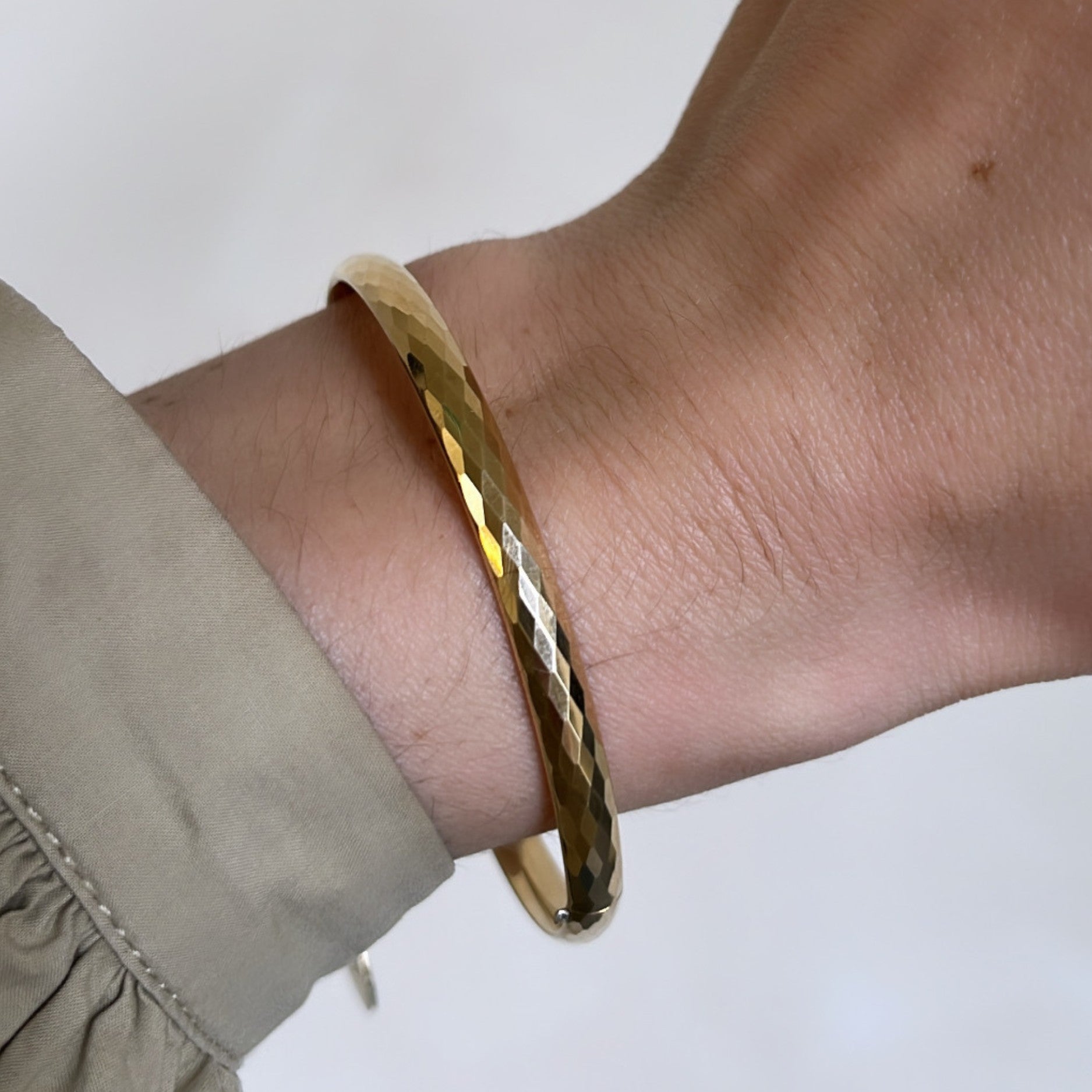 Vintage Structured Bangle