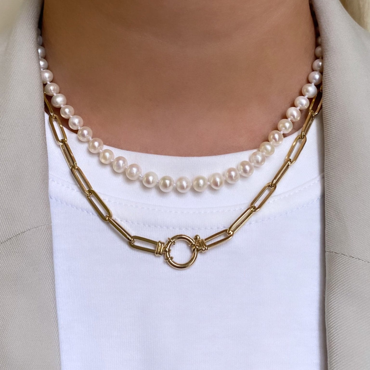 Classic Pearl Necklace