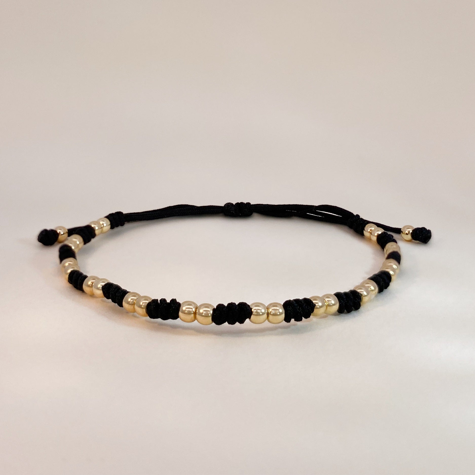 Double Gold Beads Bracelet