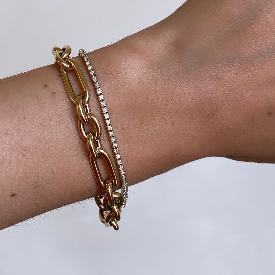 Unique Bold Chain Bracelet