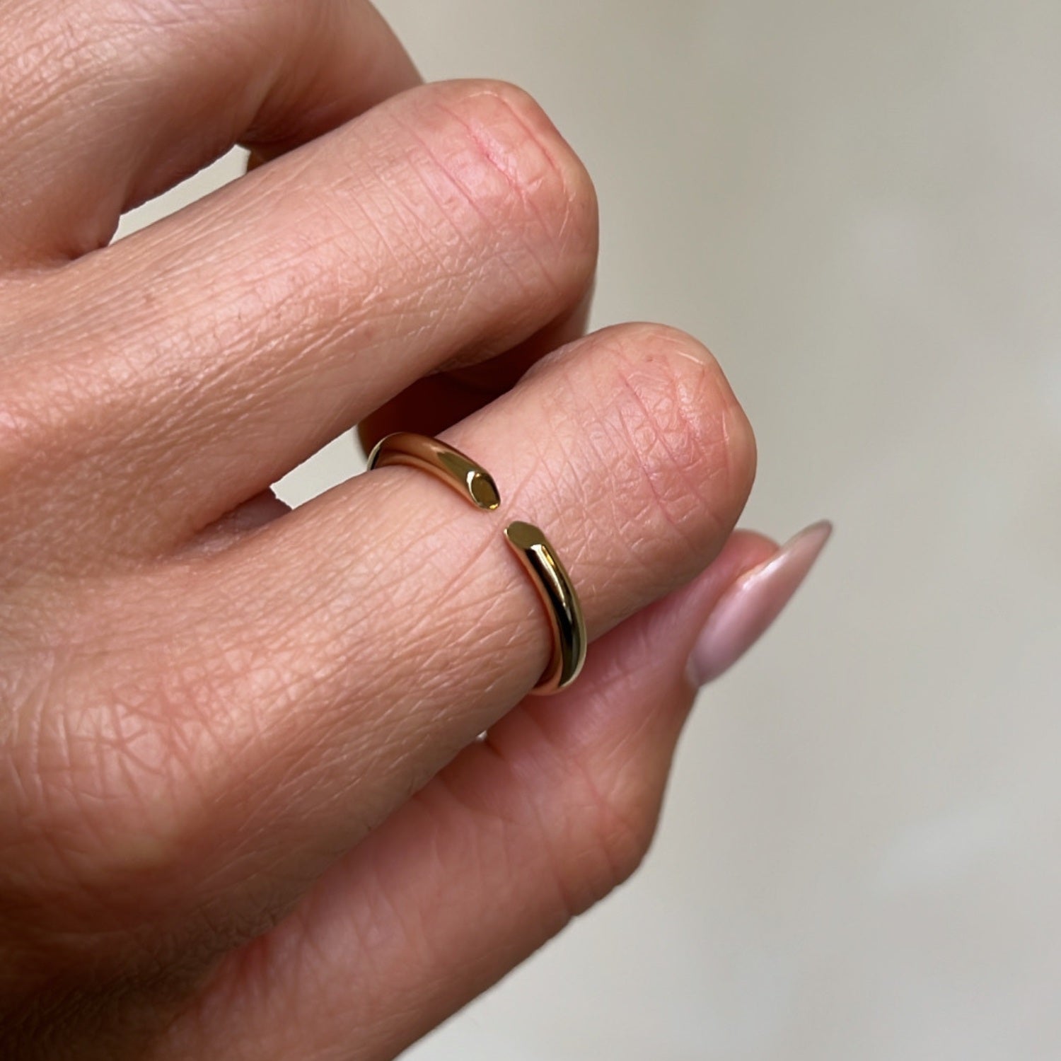 Edge Ring Goud