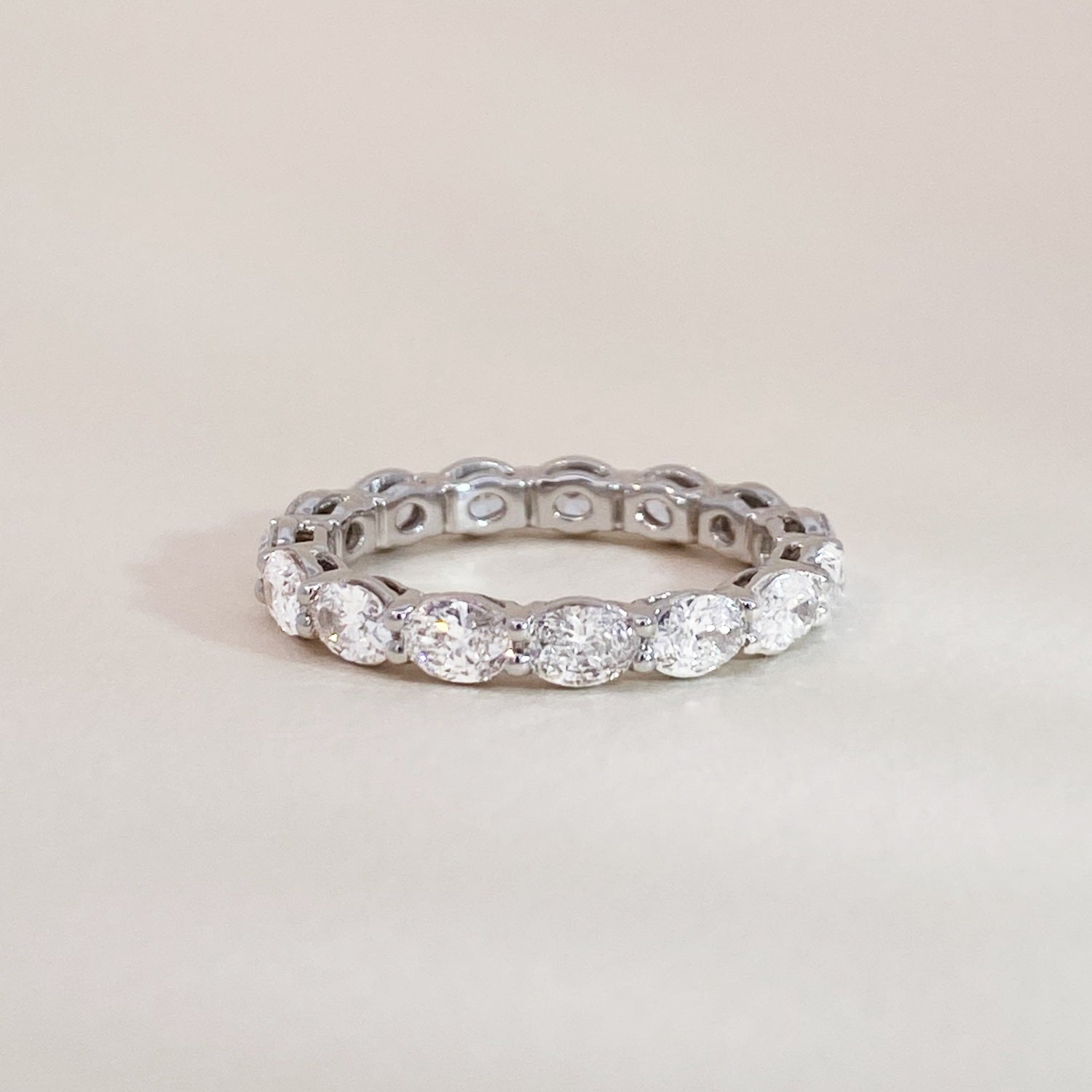 Eternity Diamonds Ring White Gold