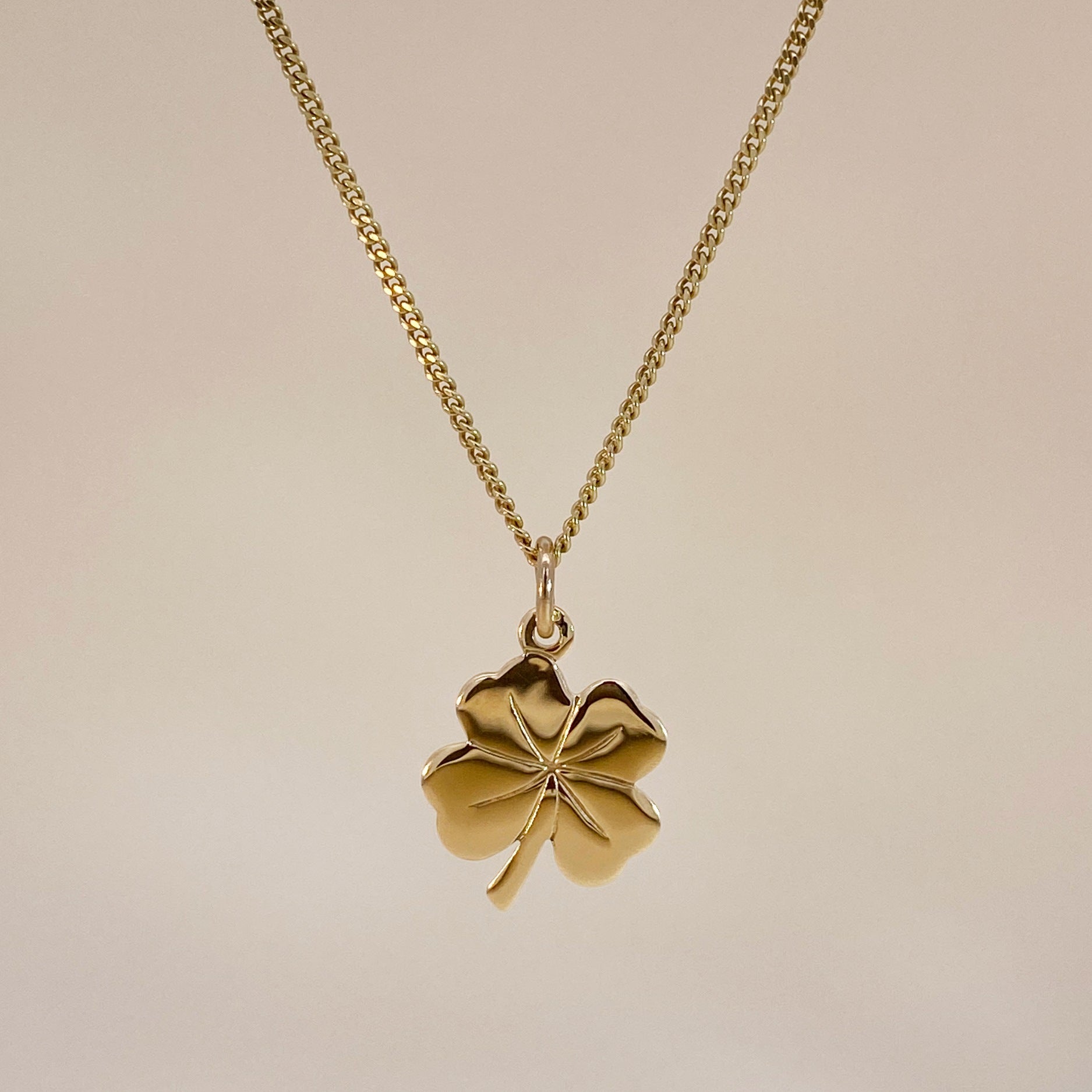 Four Leaf Clover Charm Necklace