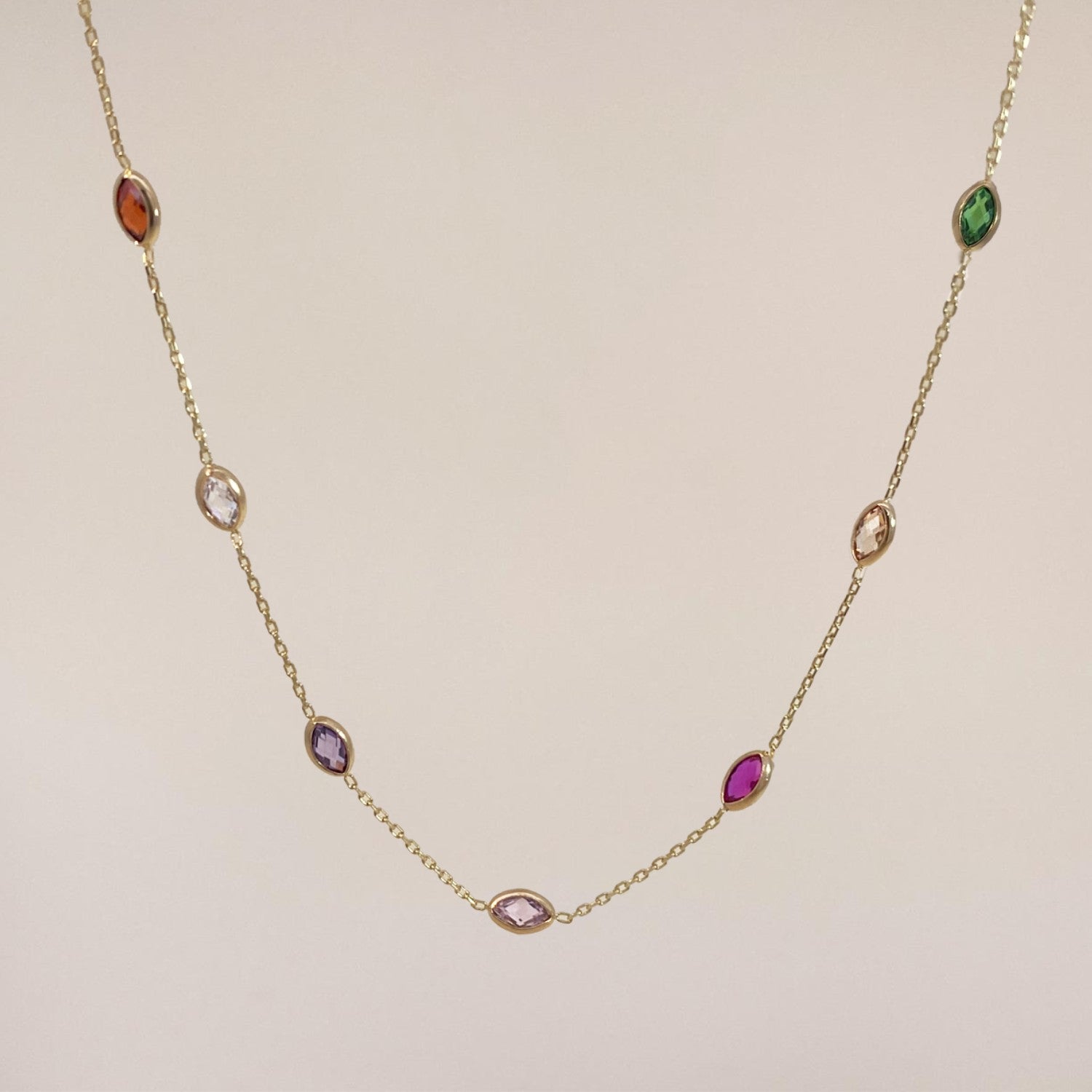 Gemstones necklace