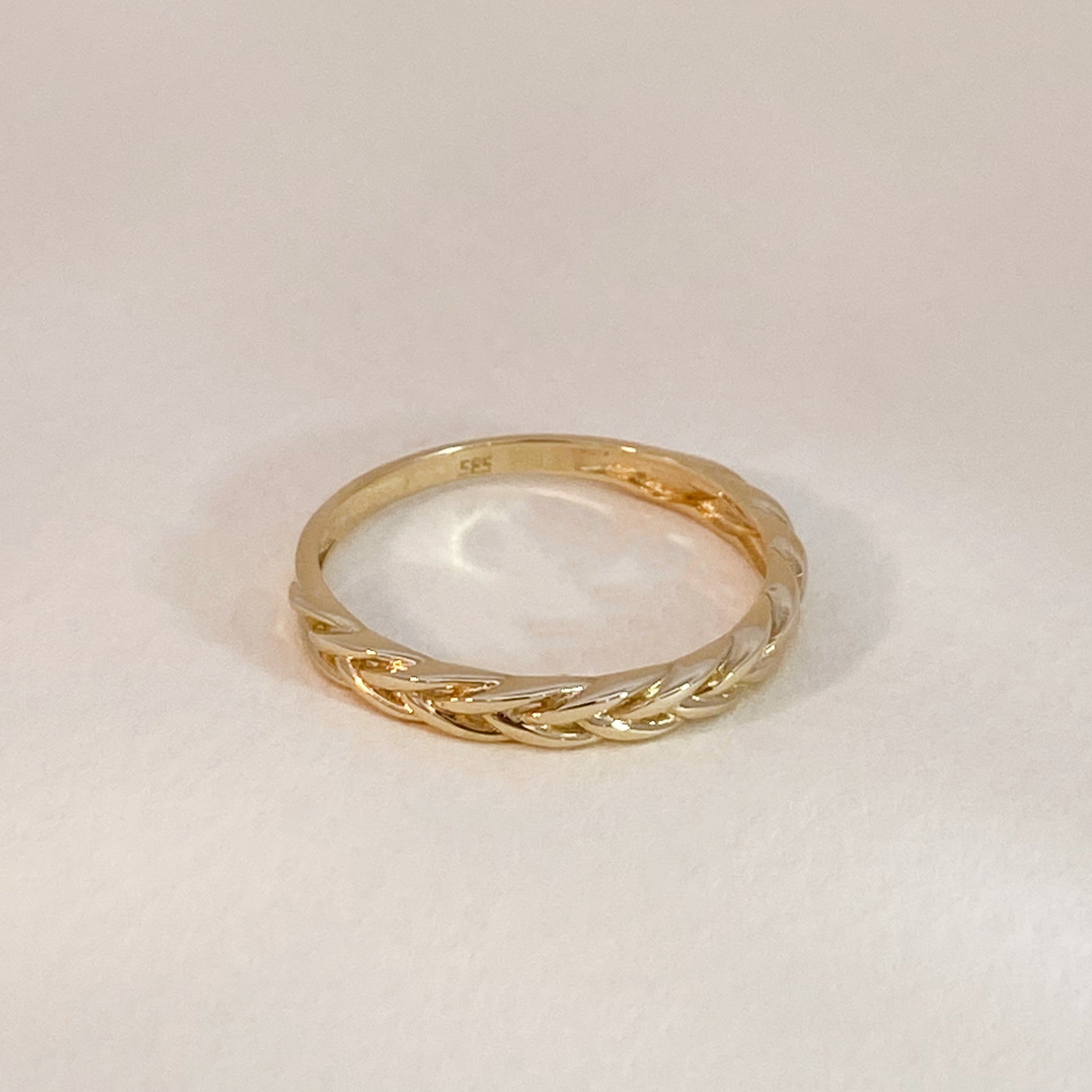 Gevlochten Foxtail Ring