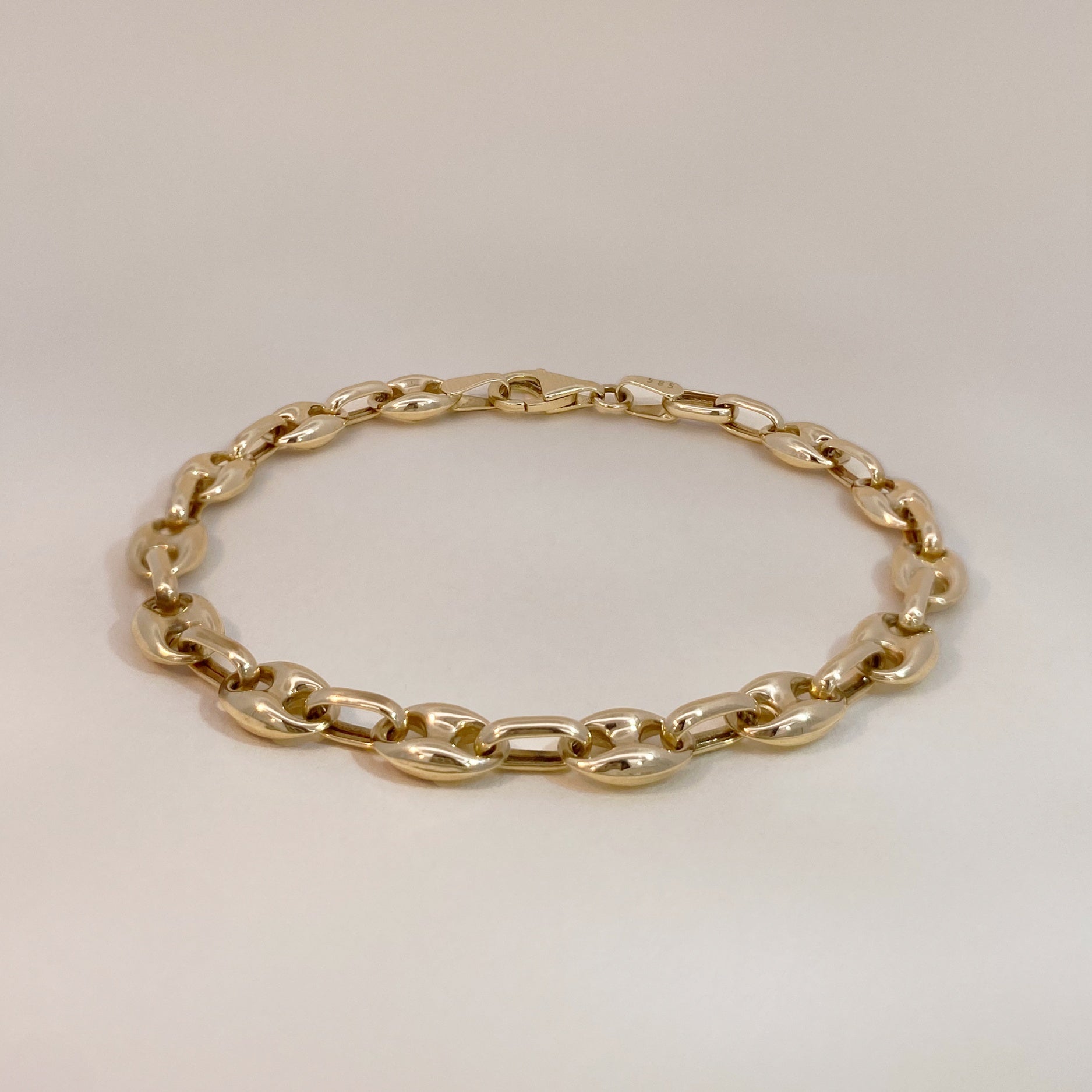 Gold Coffee Bean Bracelet