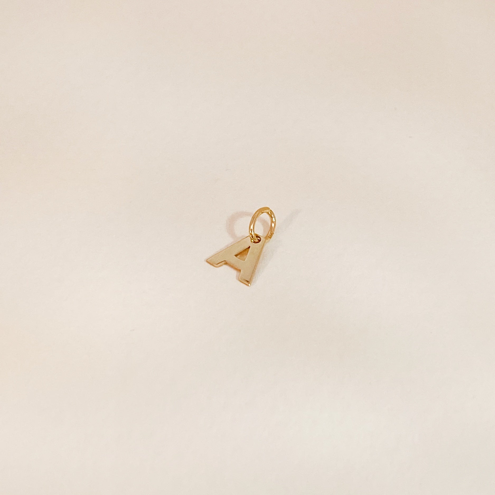 Gold Initial Charm