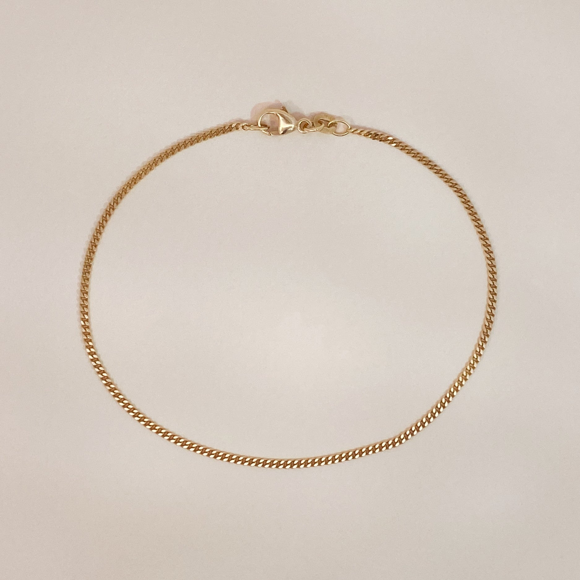 Gold boyfriend bracelet