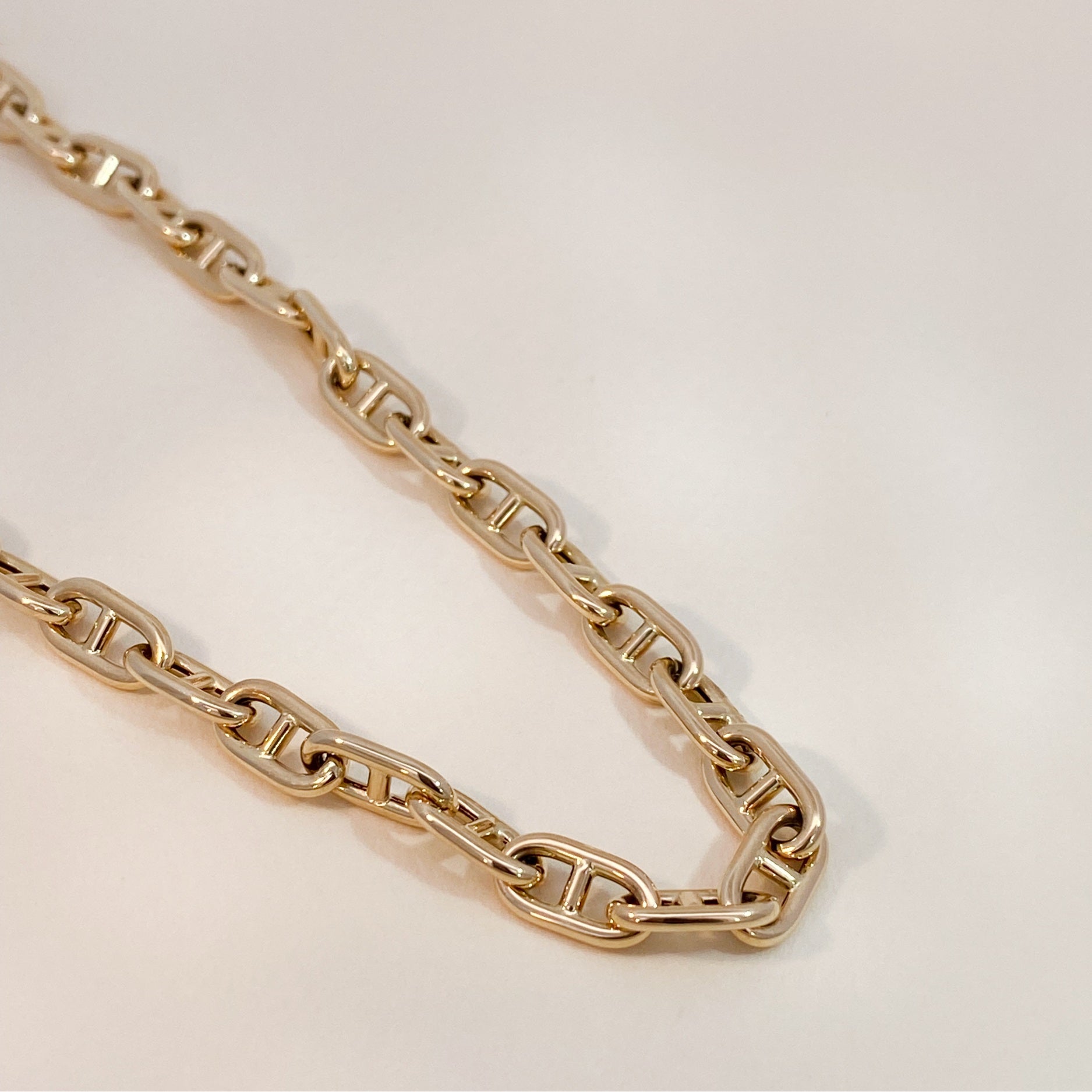 Golden Anchor Chain Necklace