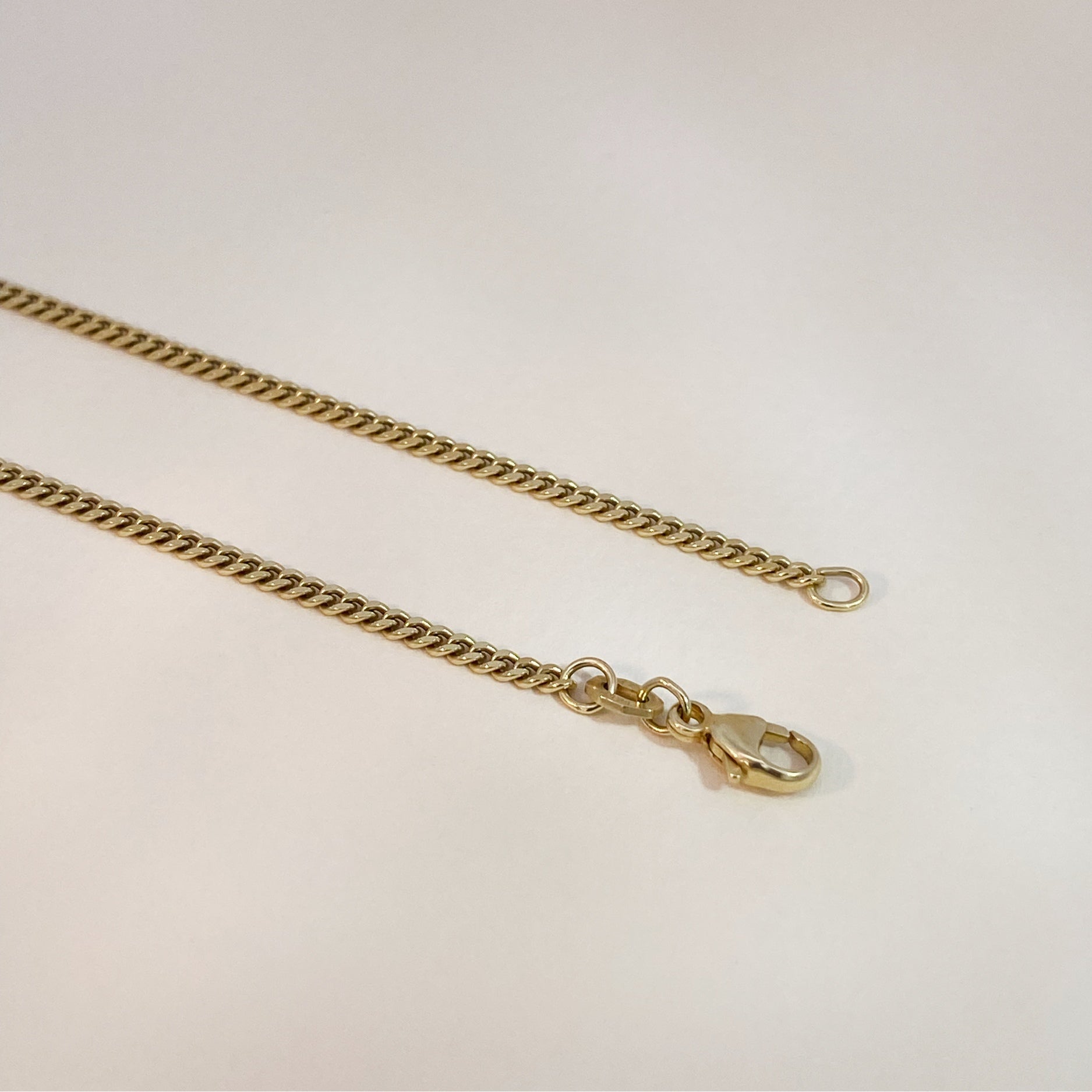 Golden Bold Initial Necklace