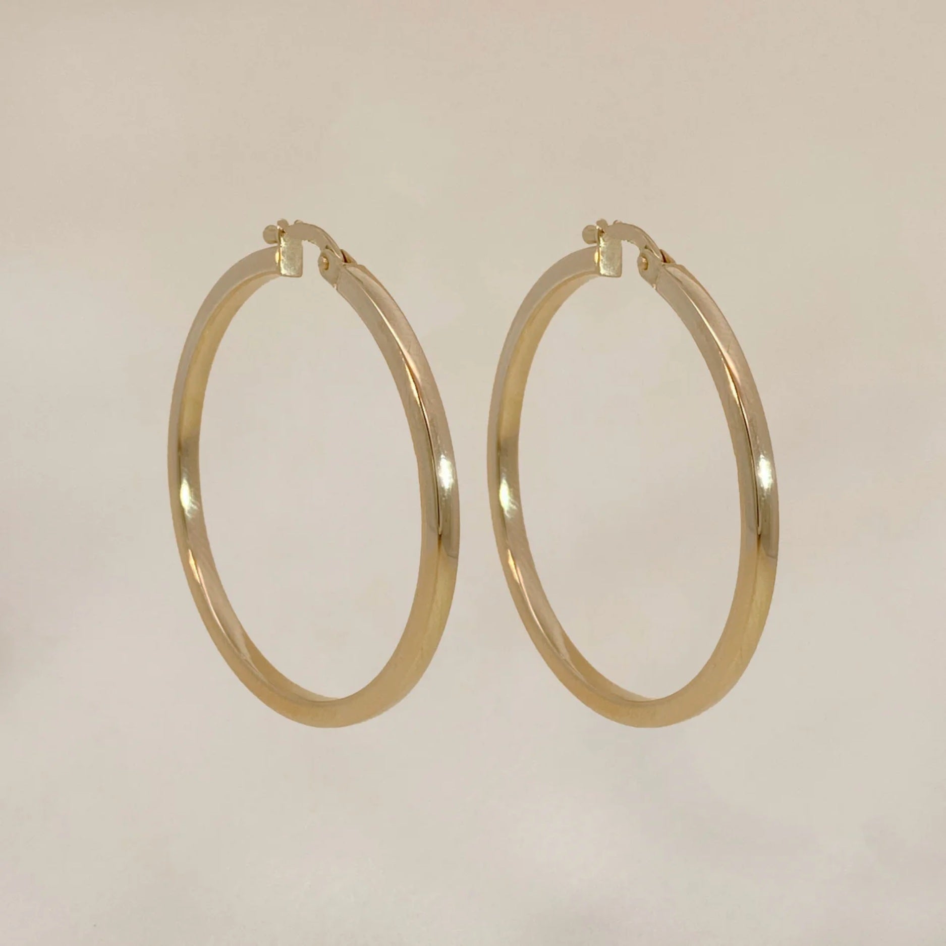 Golden Chunky Hoops Large