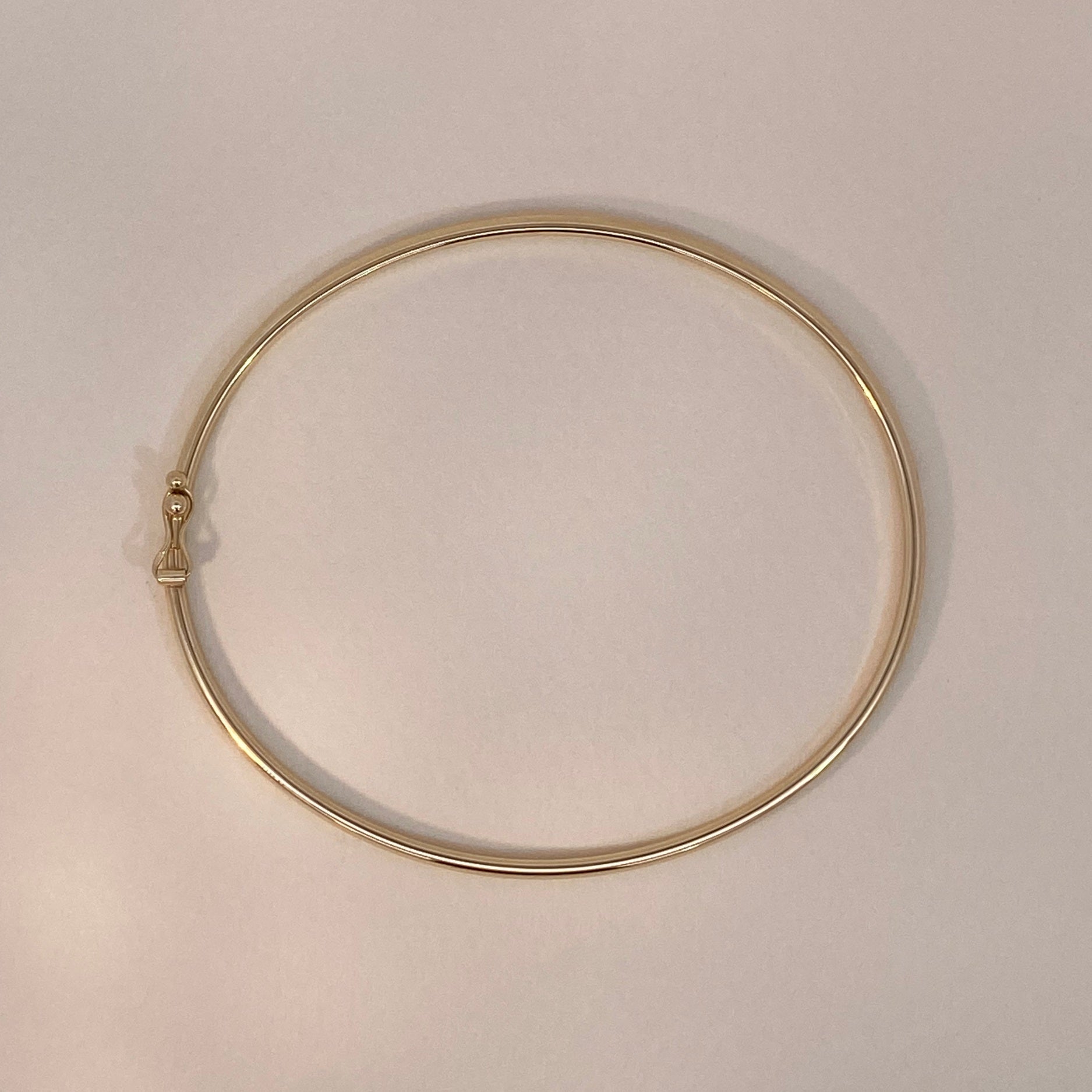 Golden Flexible Bangle Slim