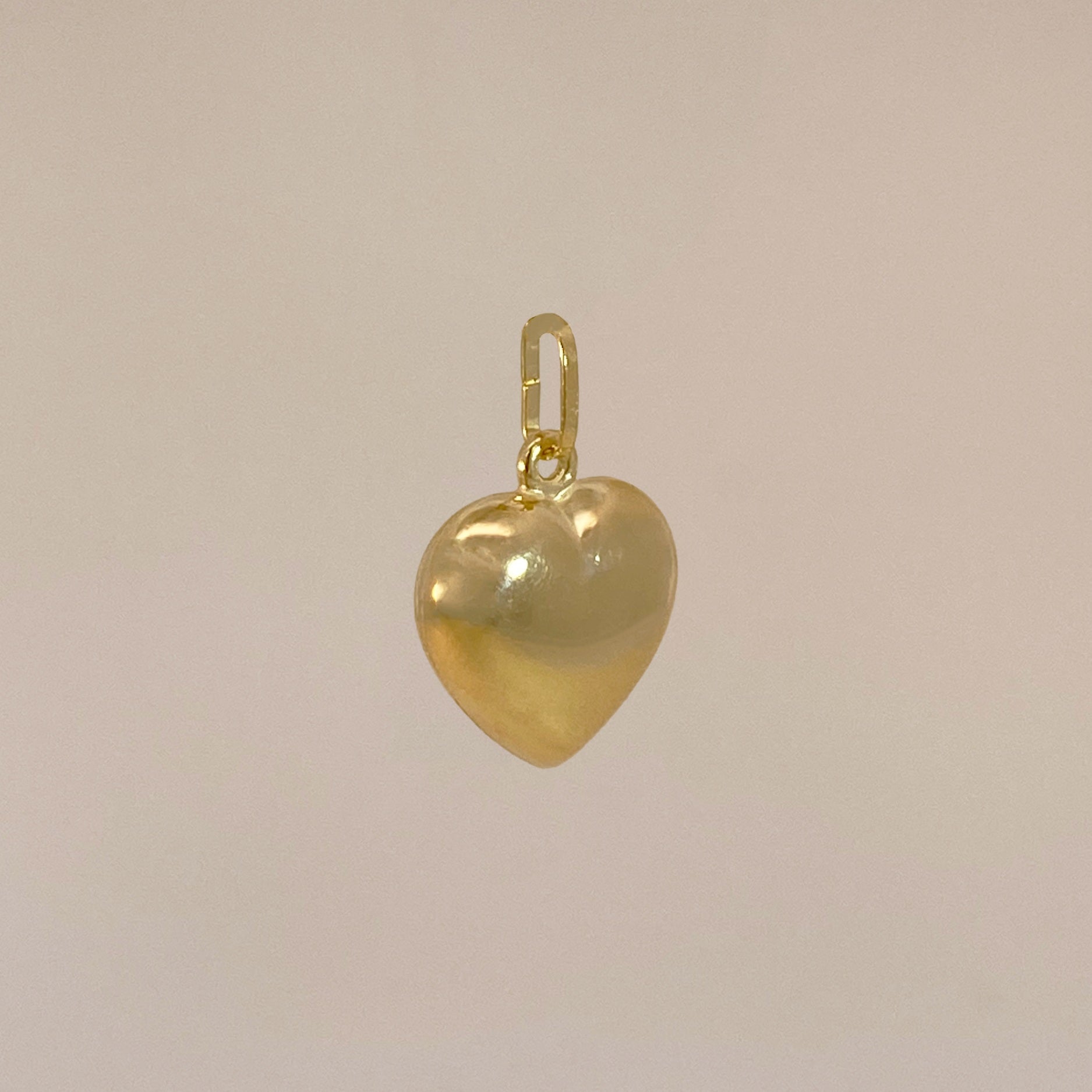 Golden Heart Pendant Medium