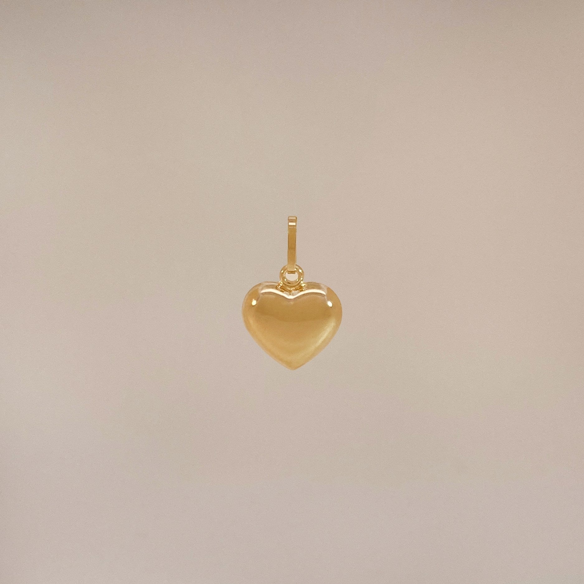 Golden Heart Pendant Small