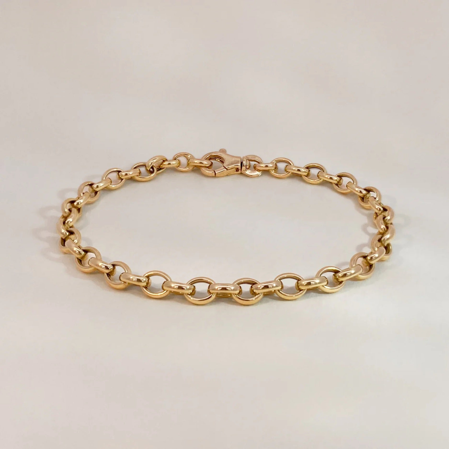 Golden Jasseron Chain Bracelet