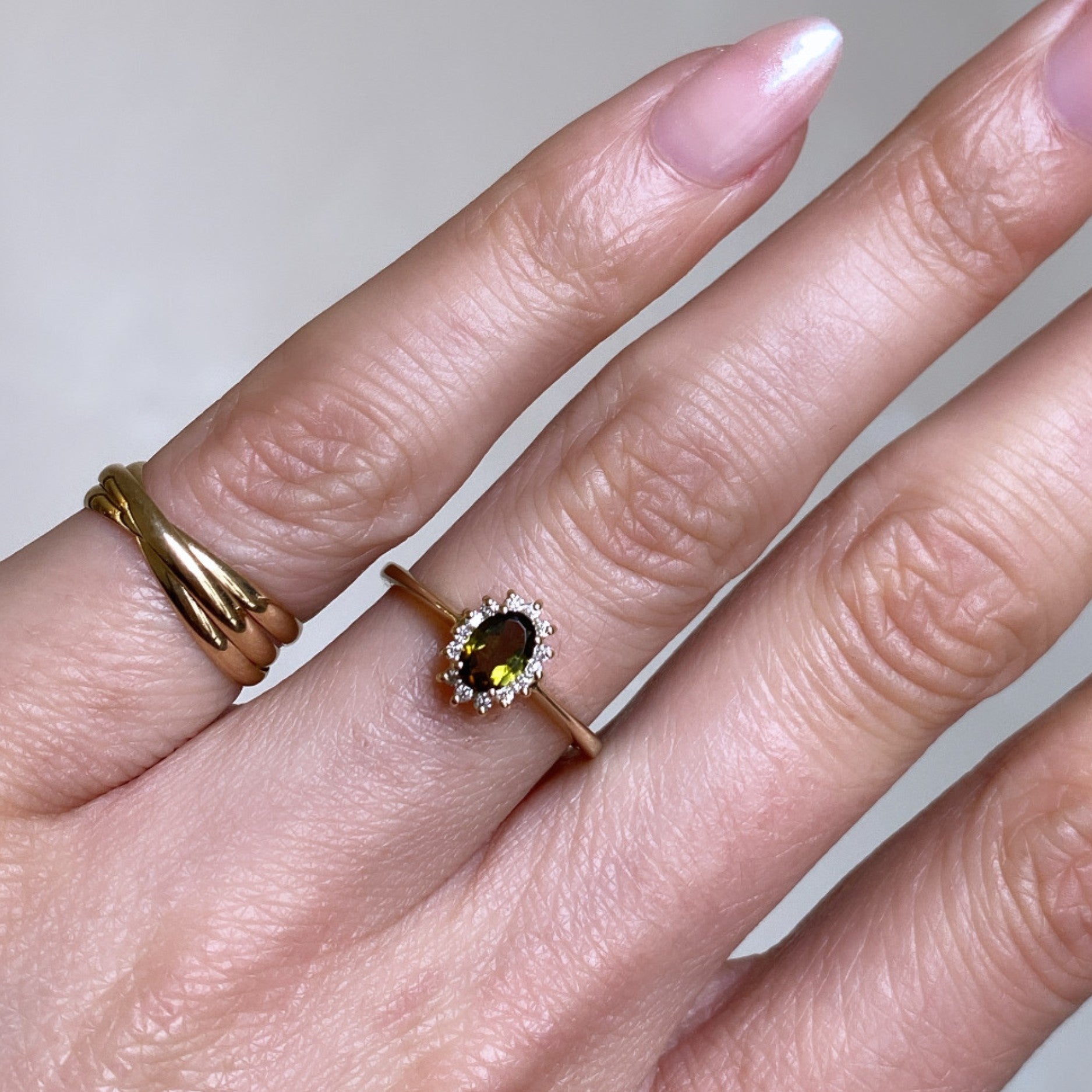 Golden Lady Di Tourmaline Ring