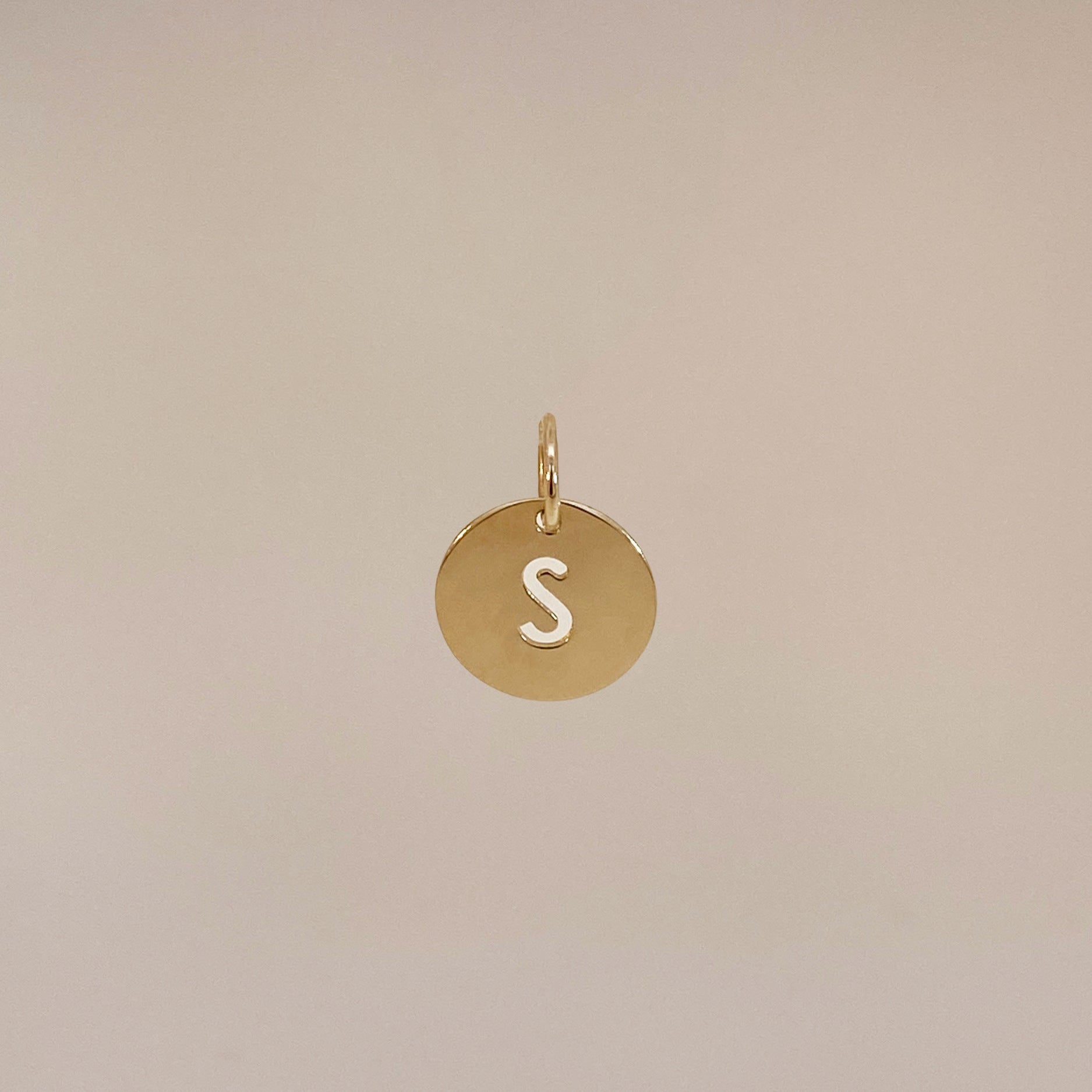 Golden Letter Charms S