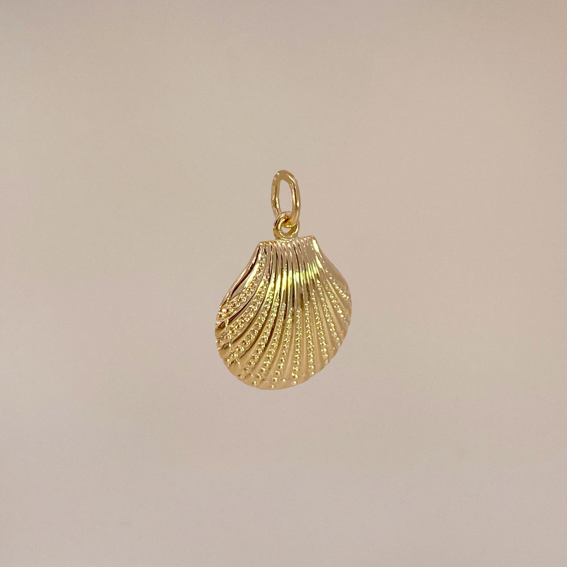 Golden Shell Pendant