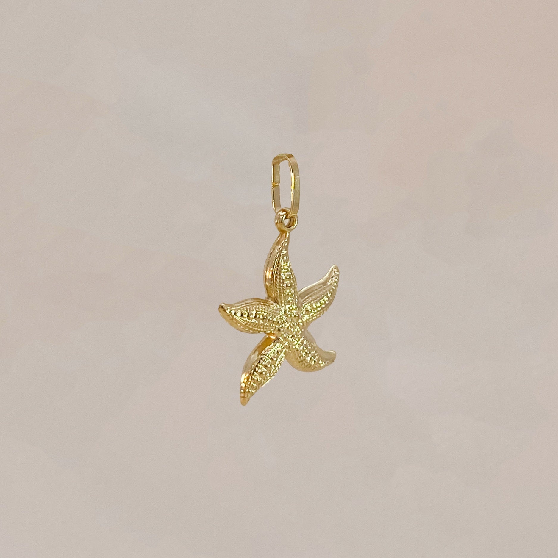 Golden Starfish Pendant