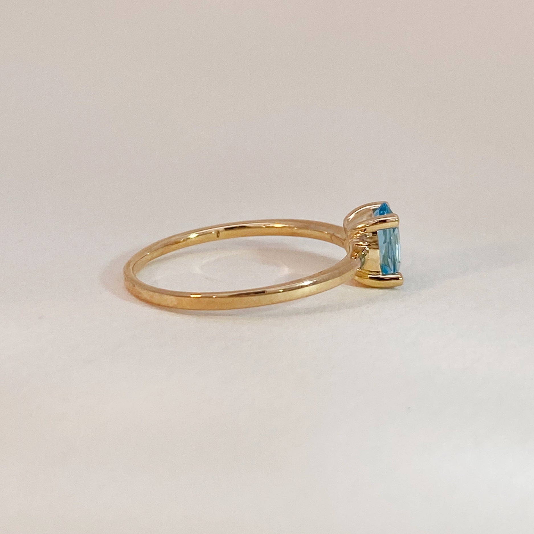 Golden Topaz Ring