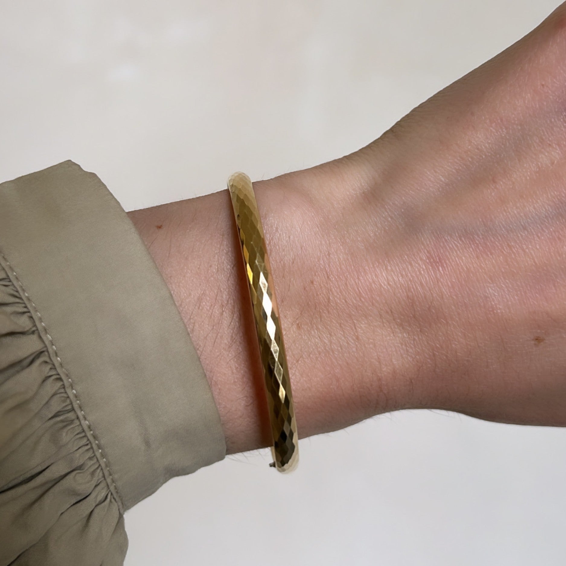 Vintage Structured Bangle