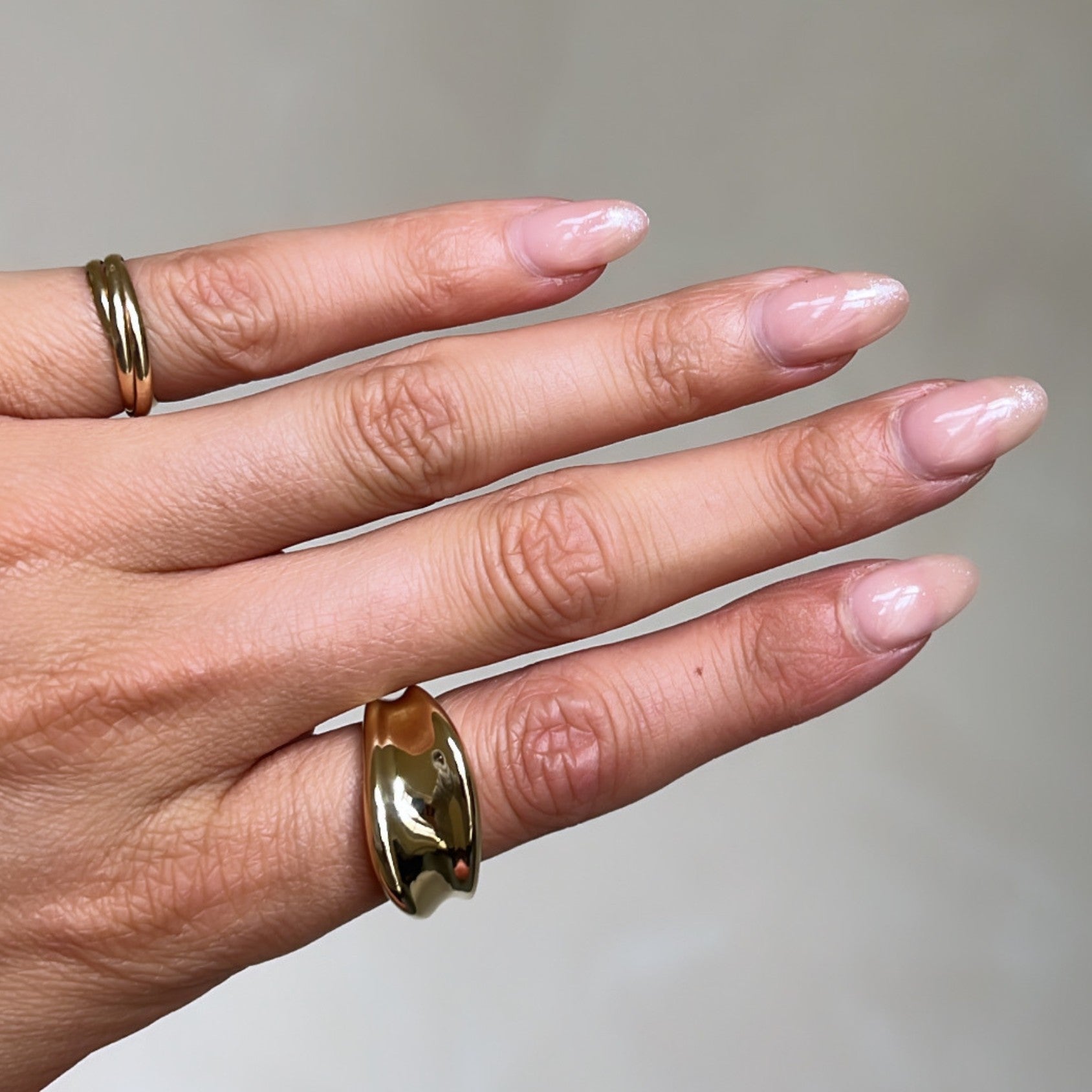 Gouden statement ring oro