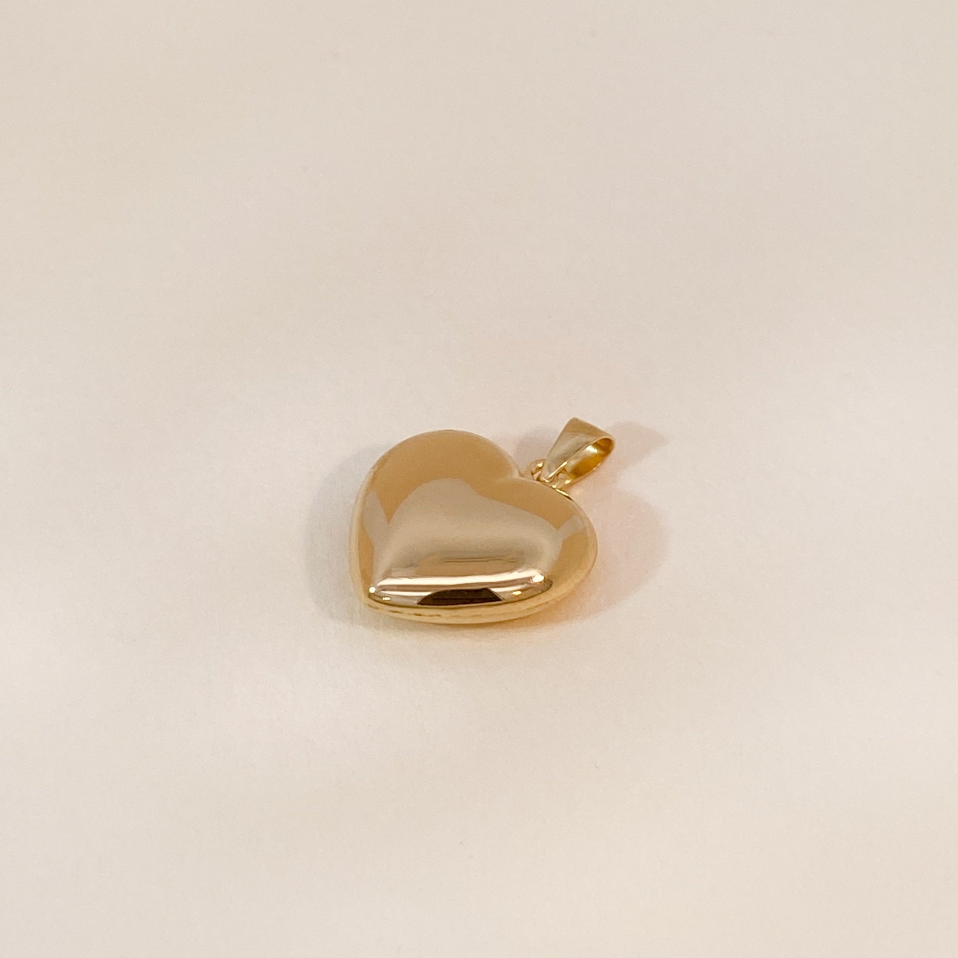 Heart Pendant Large Gold