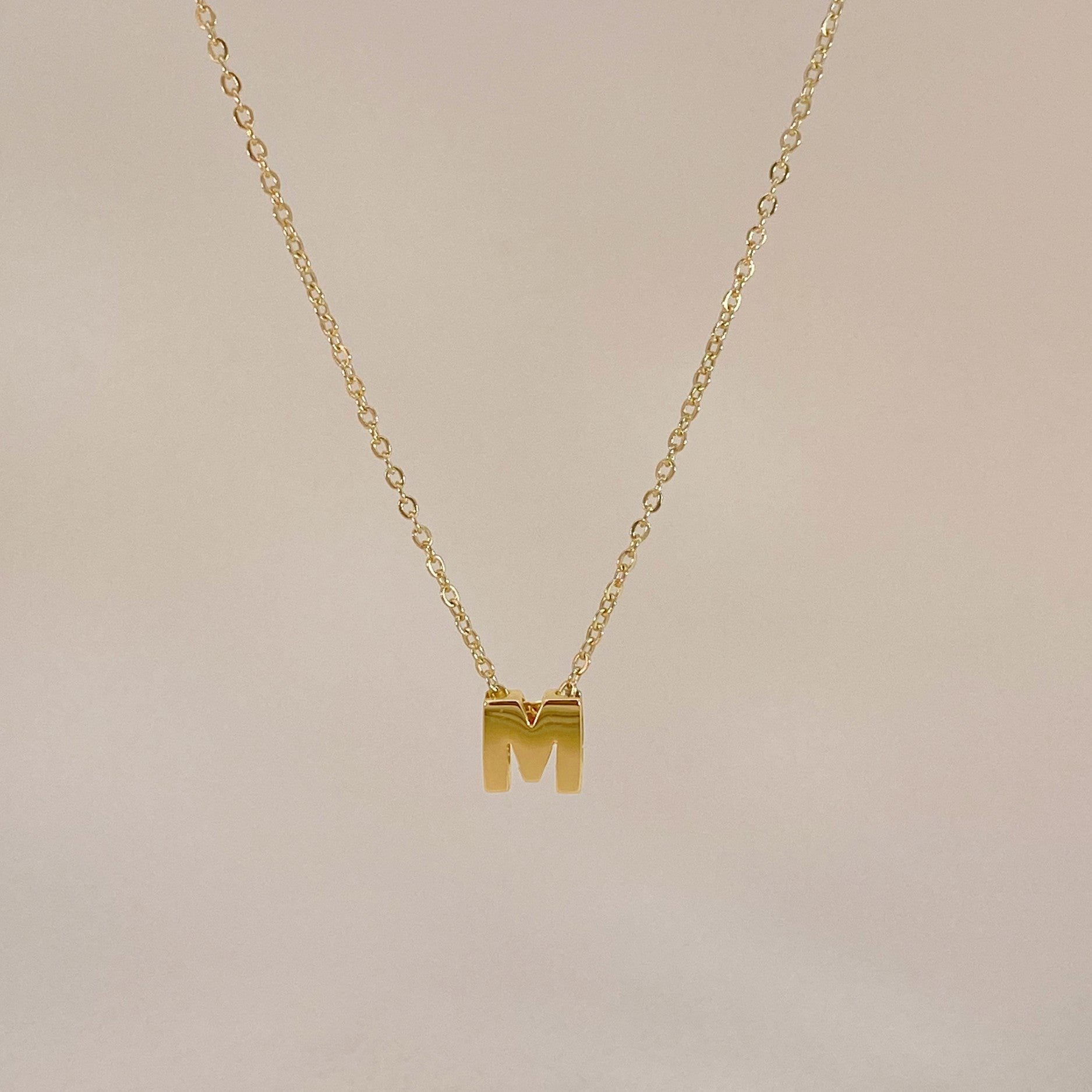 Initial necklace