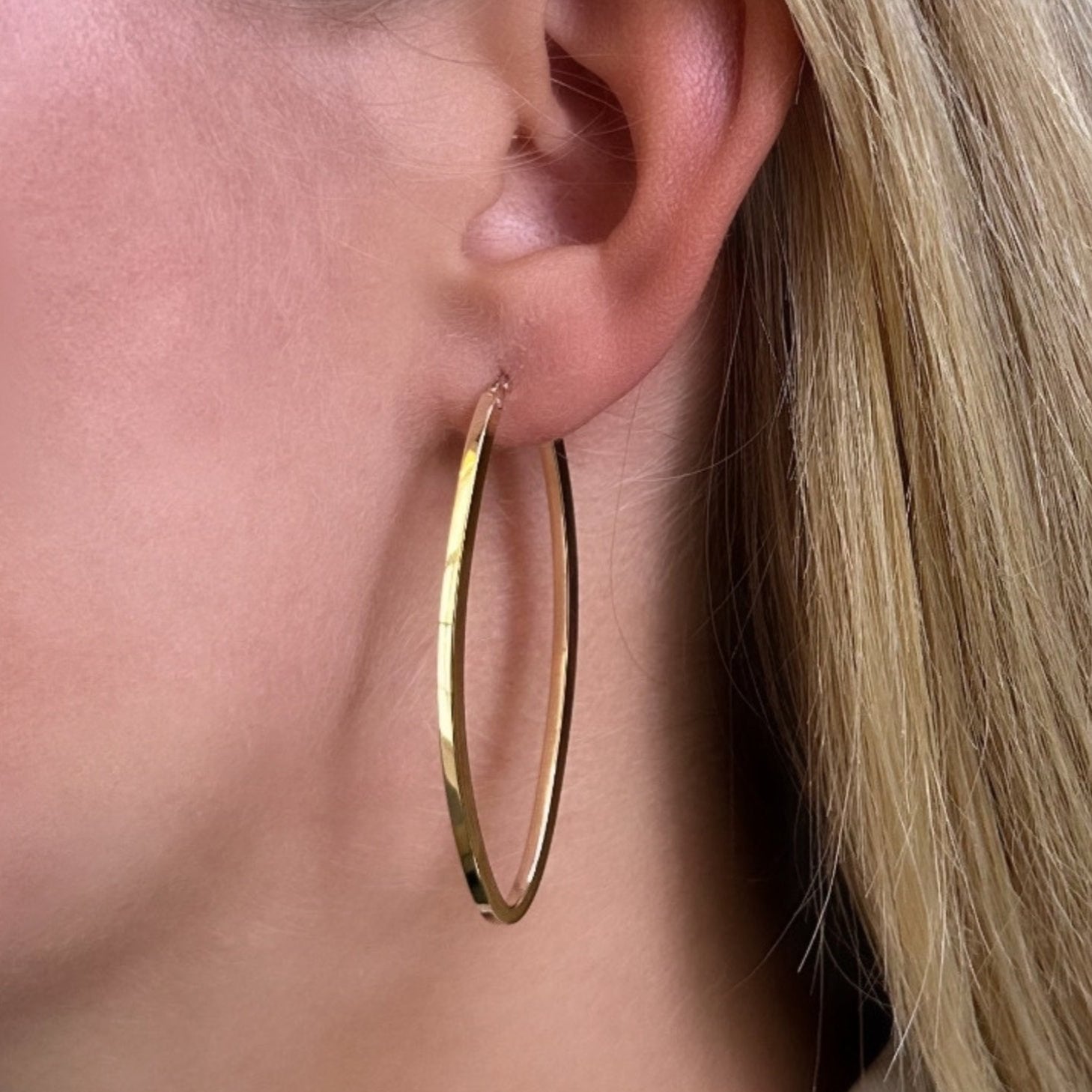 Long Oval Hoops