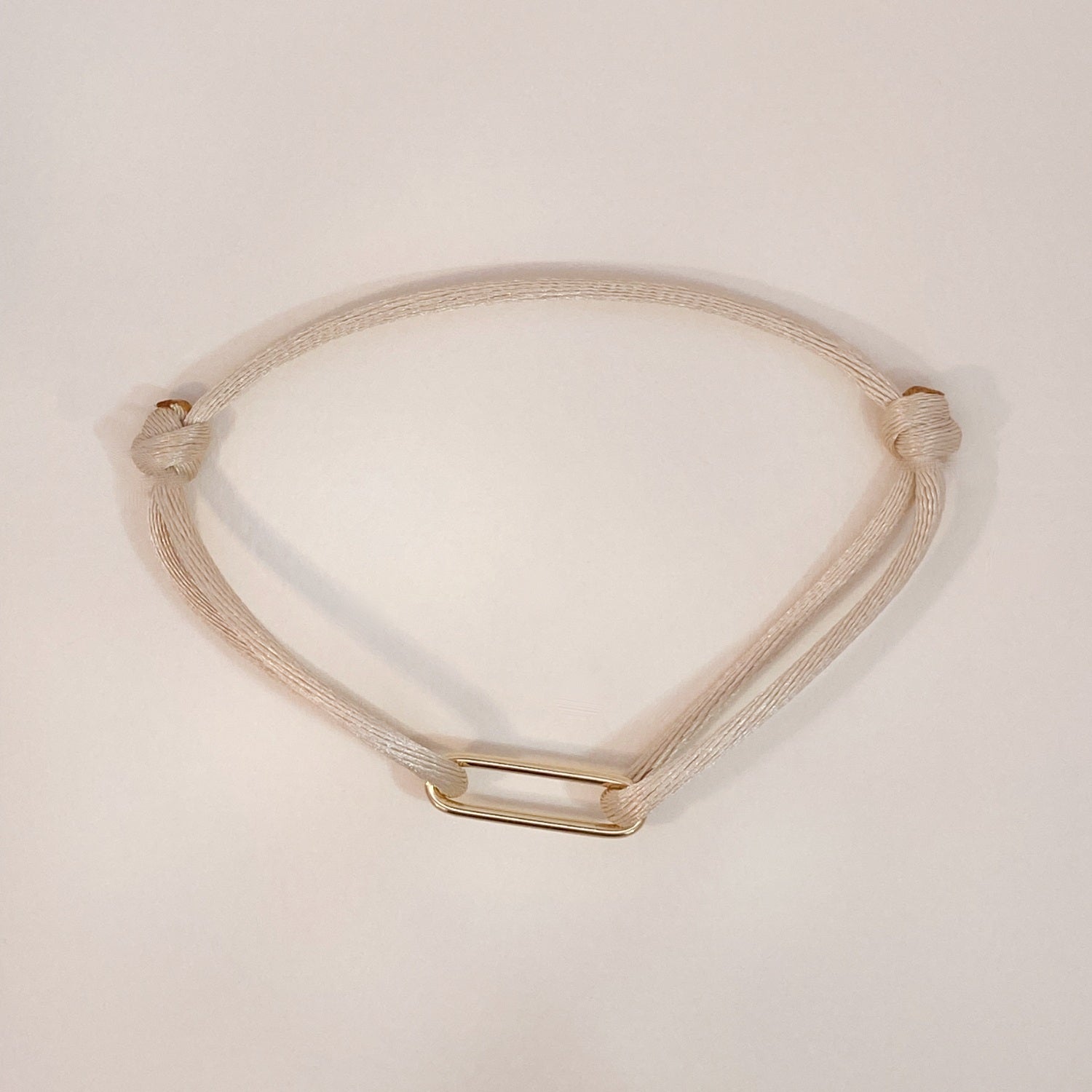 Loop on Satin Bracelet