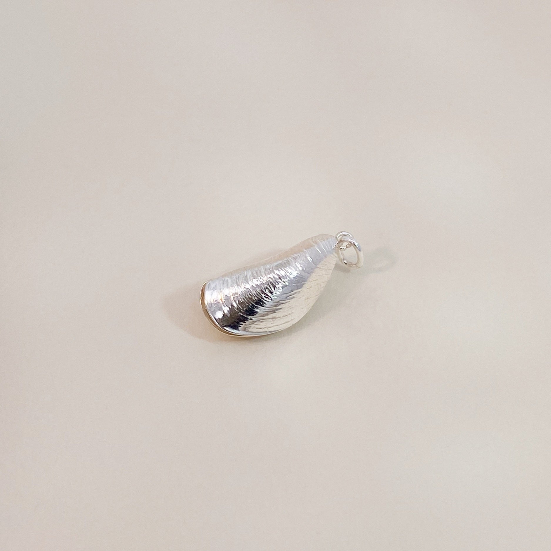 Mussel Pendant Zilver