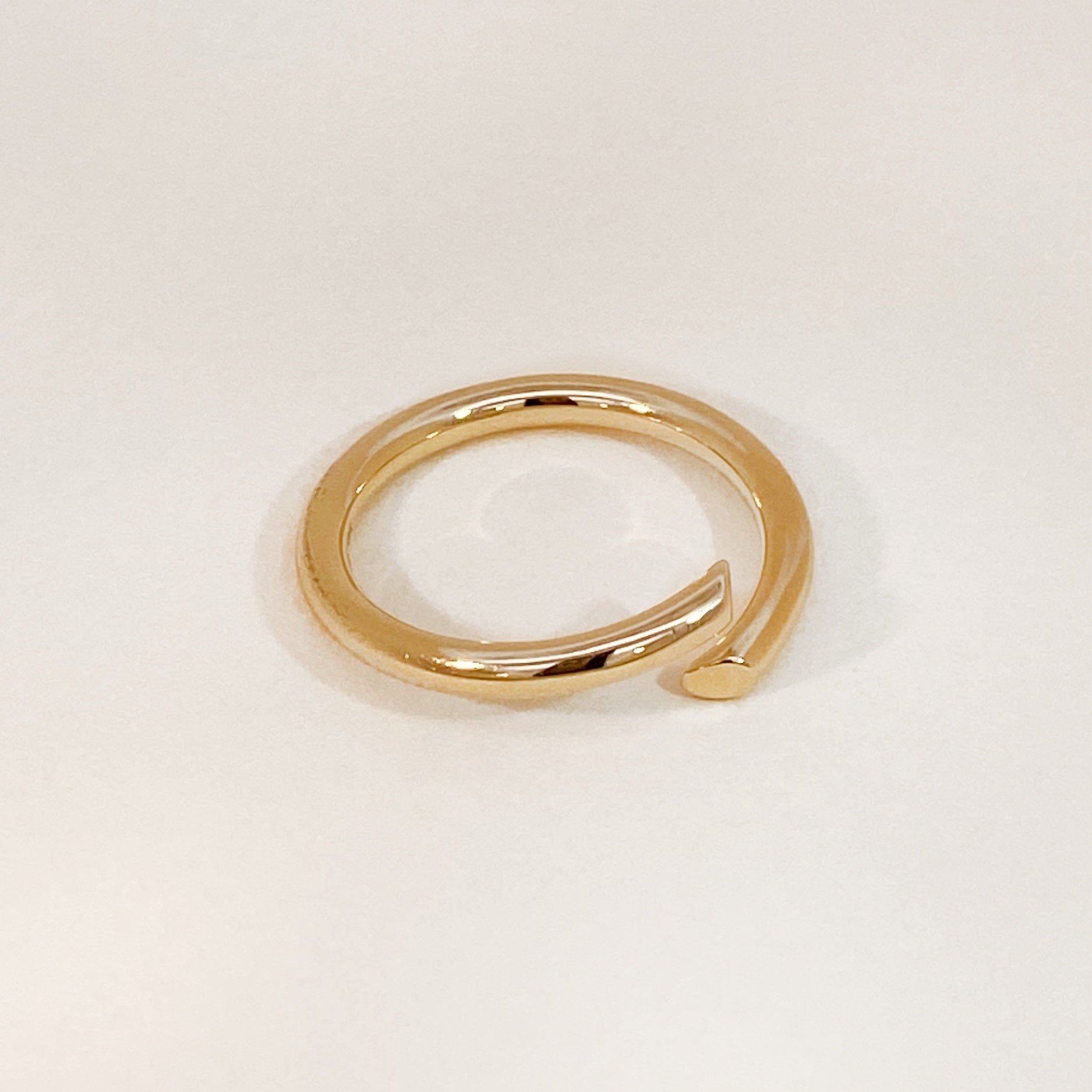 Open Golden Spiral Ring