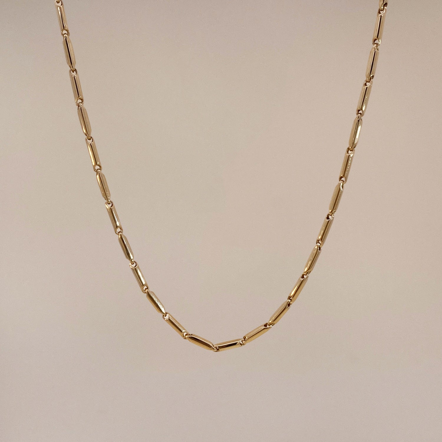 Rectangular Chain Necklace