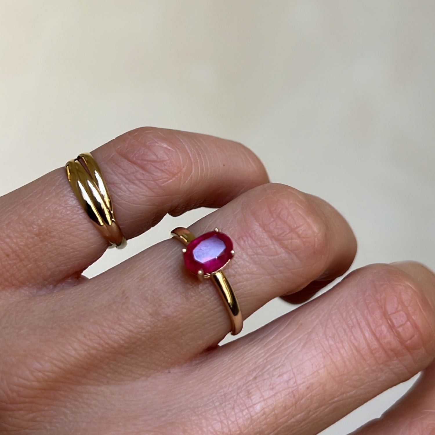 Ruby Oval Ring