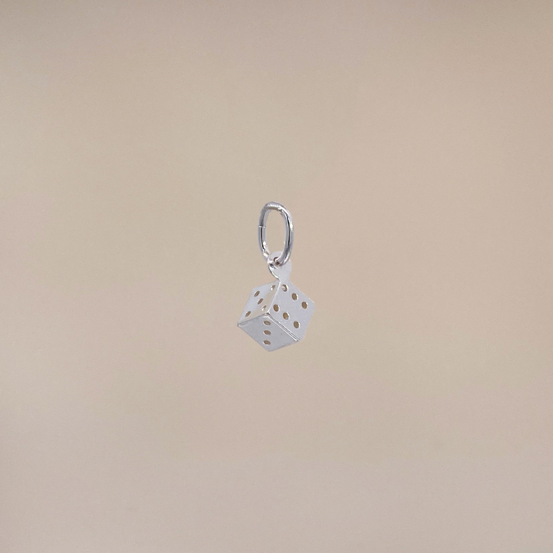 Silver Dice Pendant