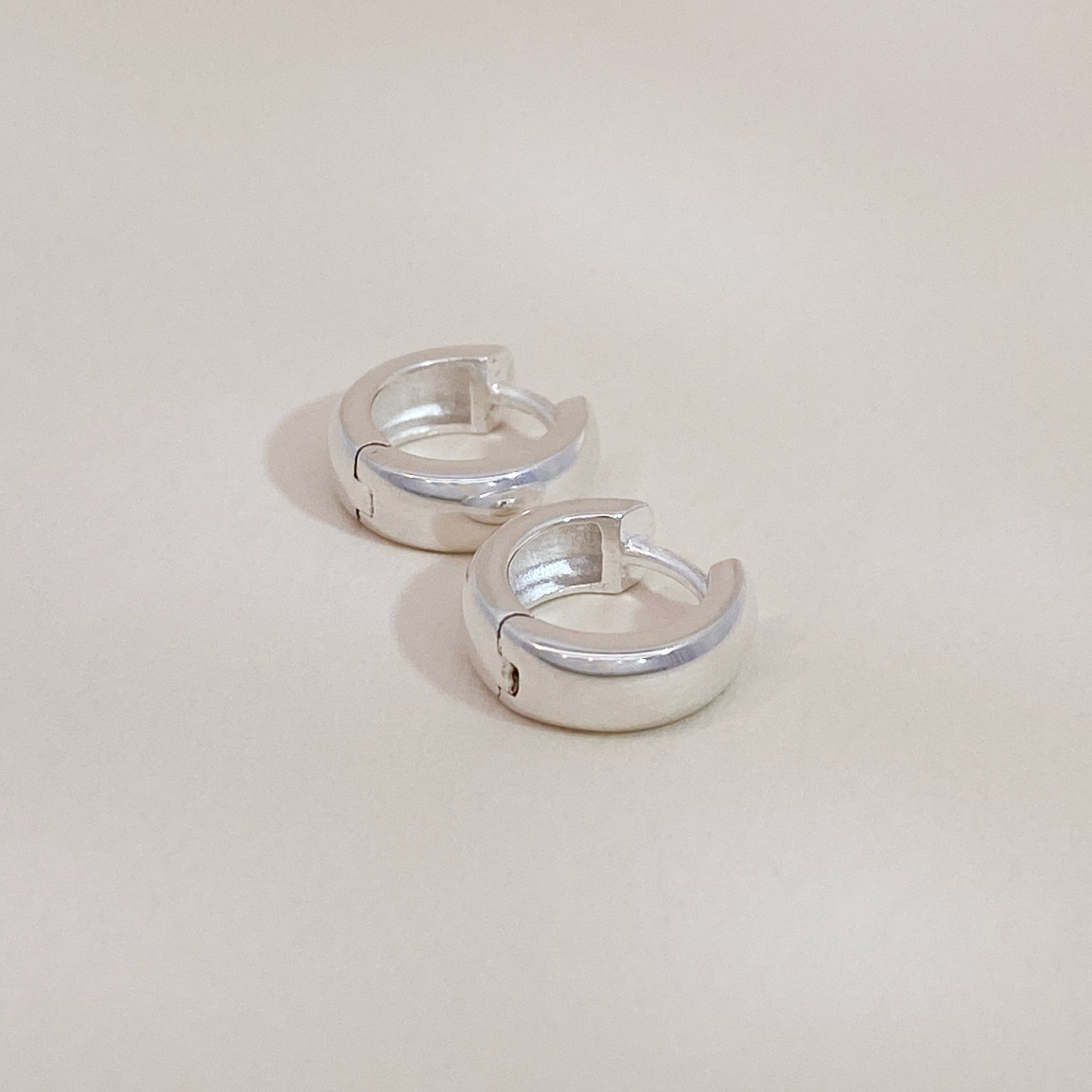 Small silver hoops