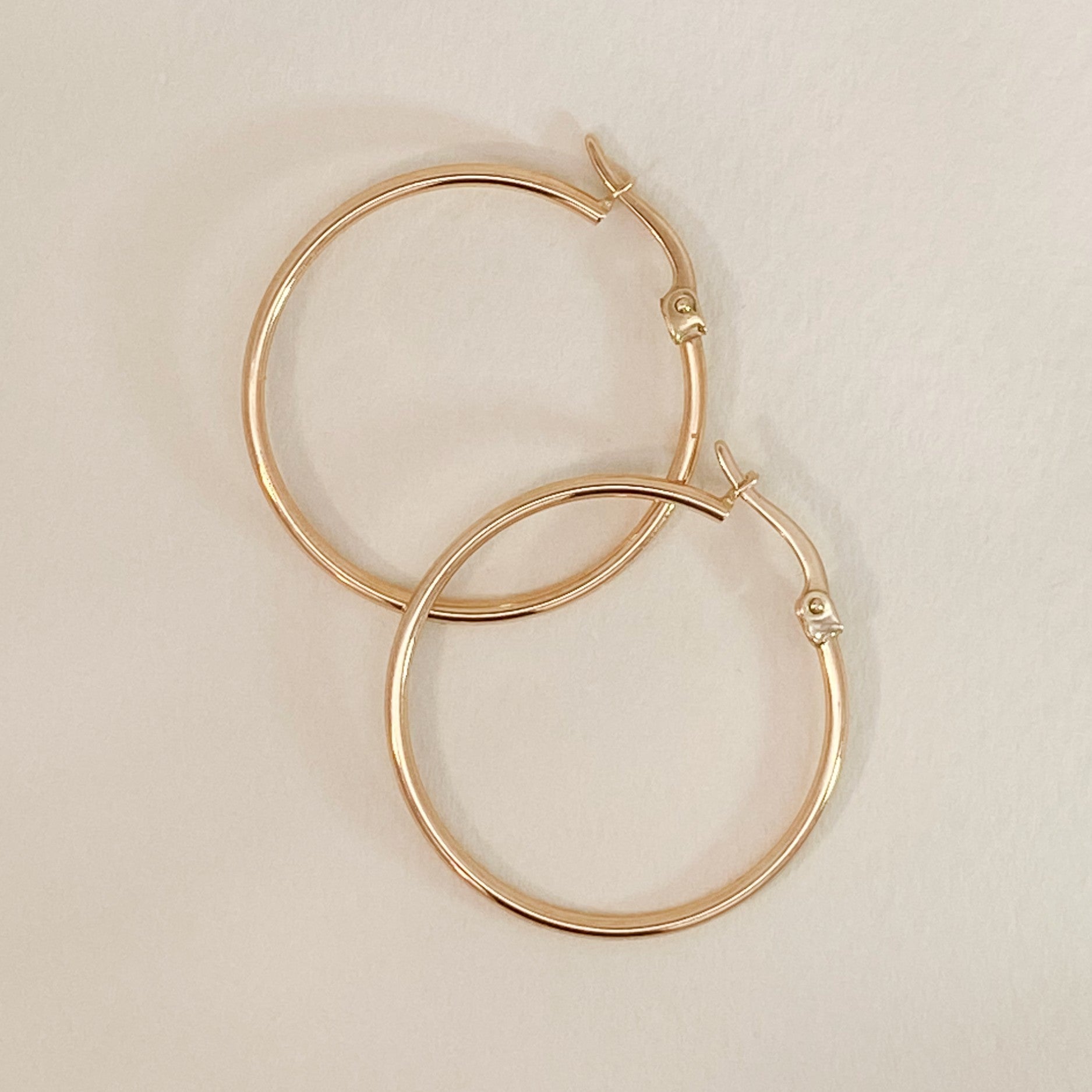 Slim hoops goud large