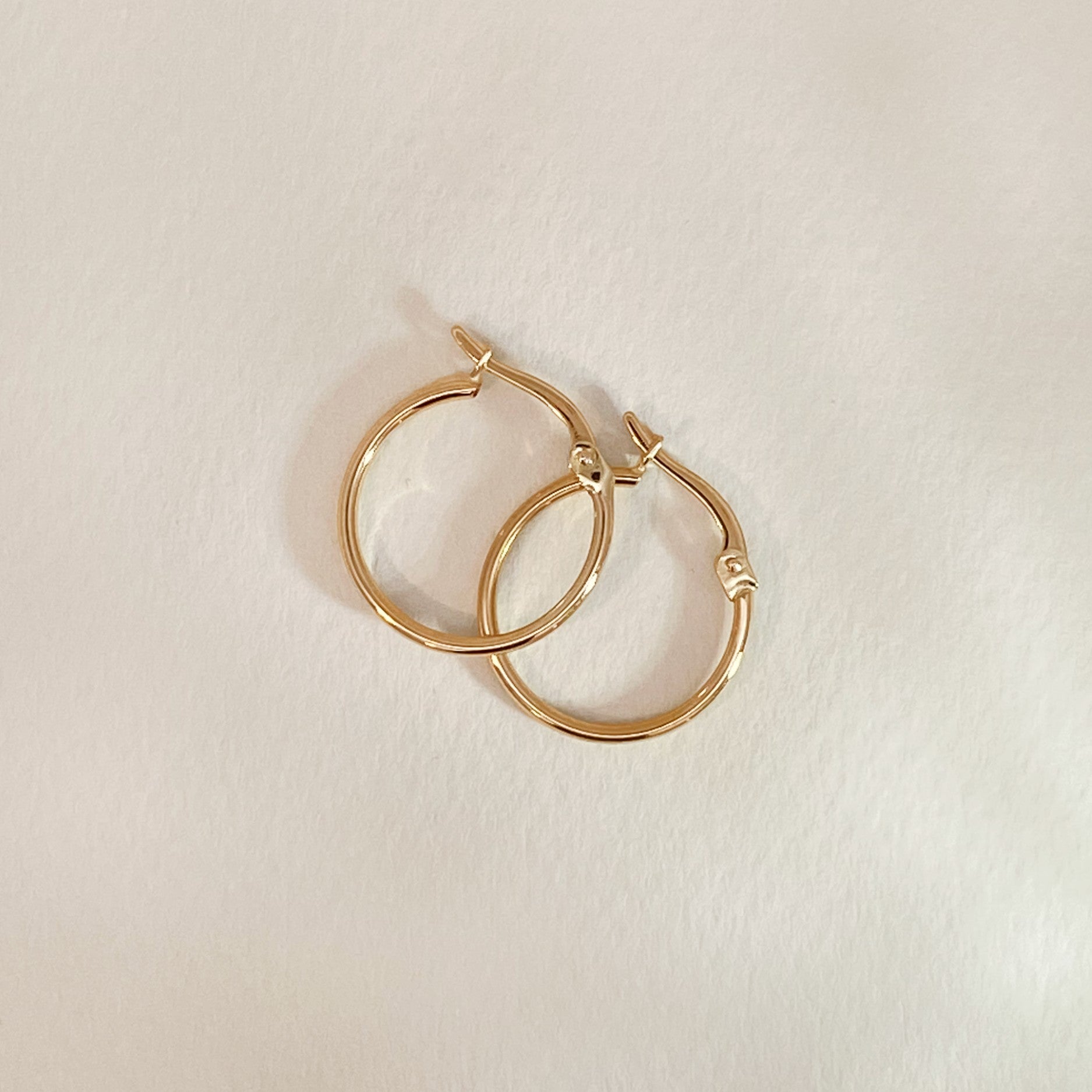 Slim hoops small