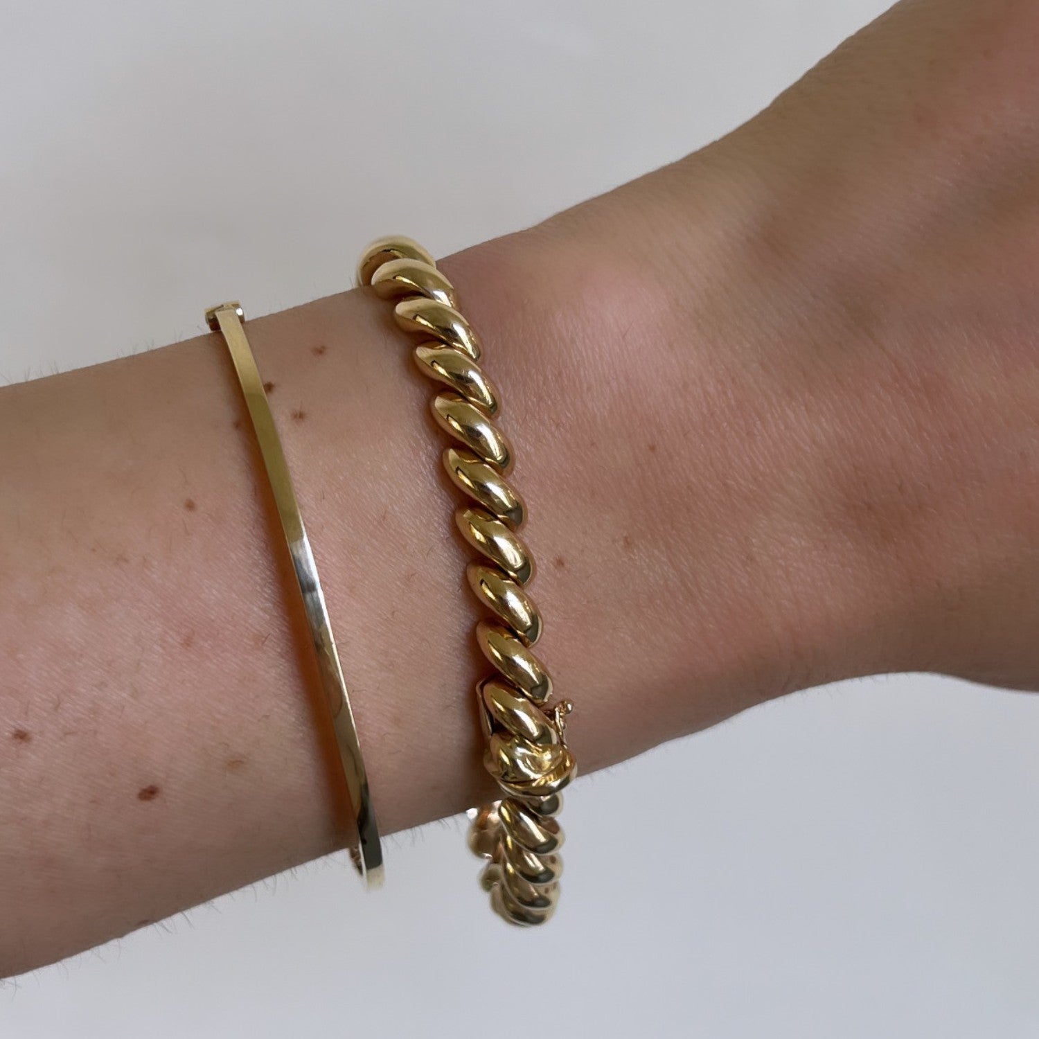 Spiral Armband Goud