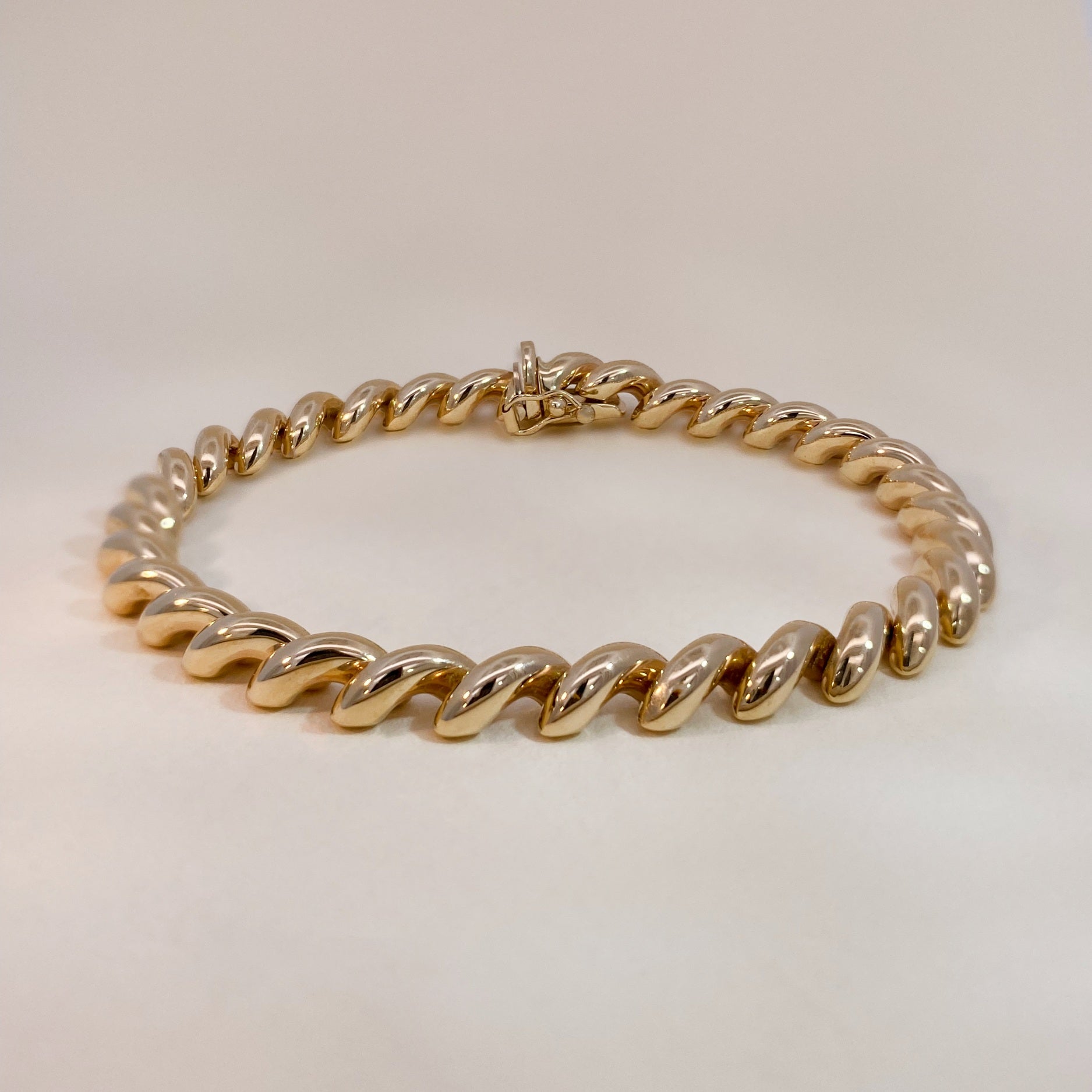 Spiral Golden Bracelet