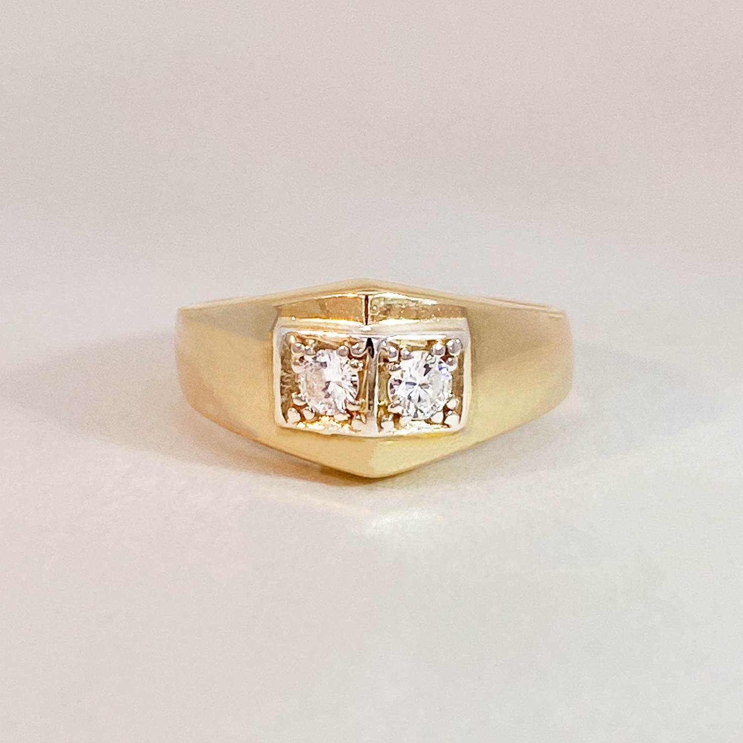 Vintage Chunky Diamond Ring