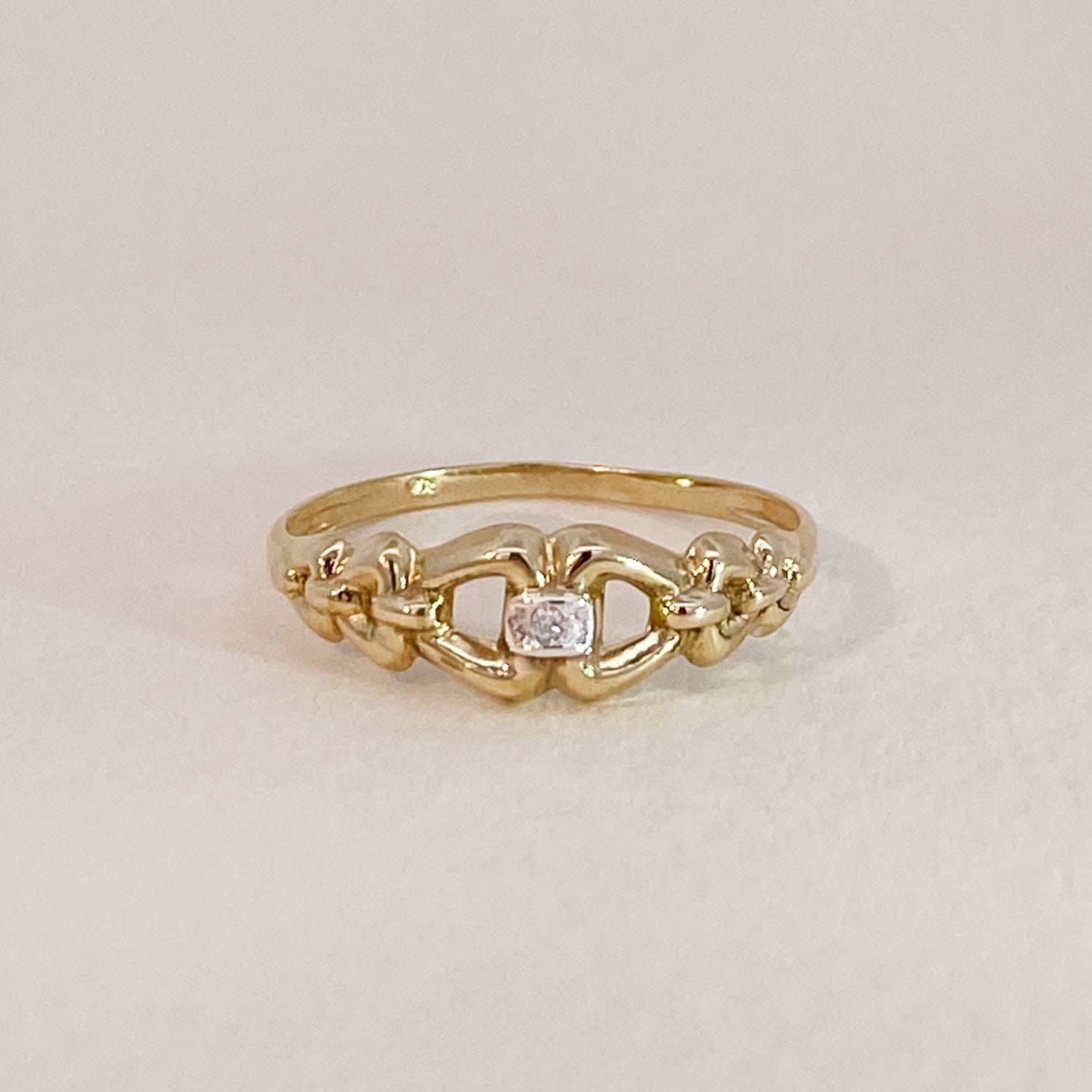 Vintage Double Belt Ring