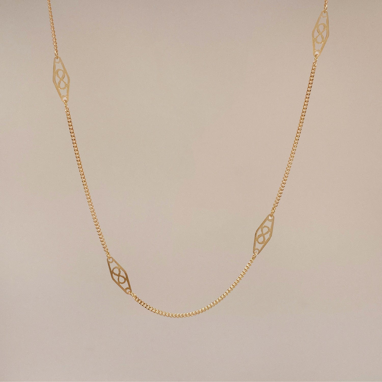 Vintage Infinity Necklace