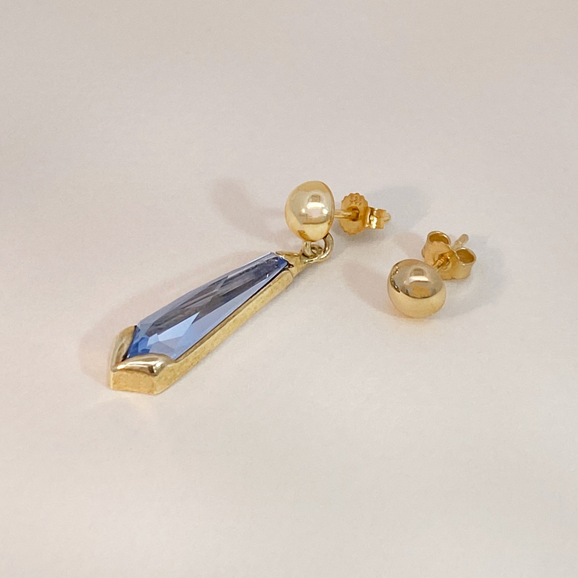 Vintage Longer Spinel Earring